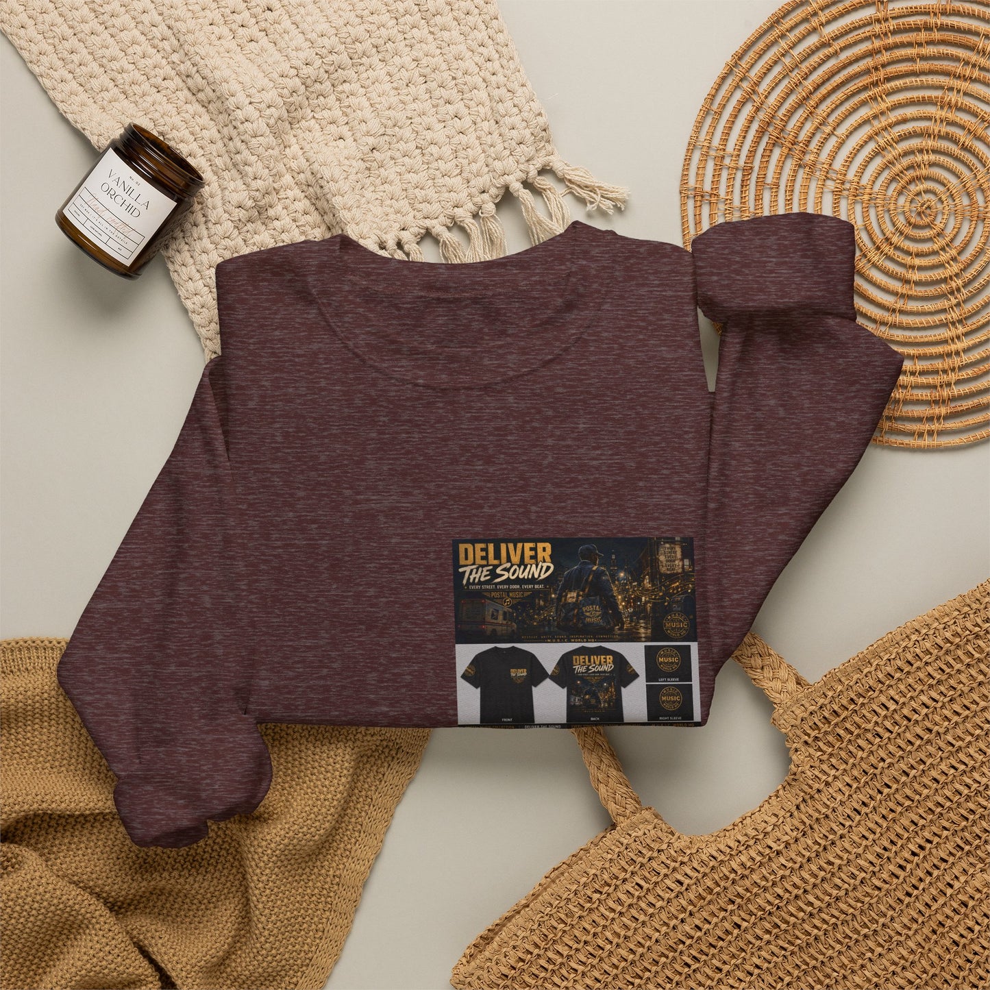 Postal Music — Deliver the Sound — Core Crewneck Sweatshirt