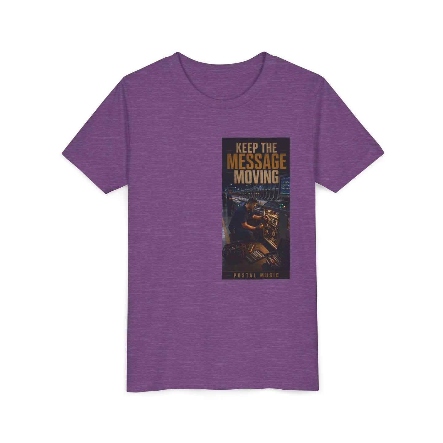 Postal Music — Keep the Message Moving — Youth T-Shirt
