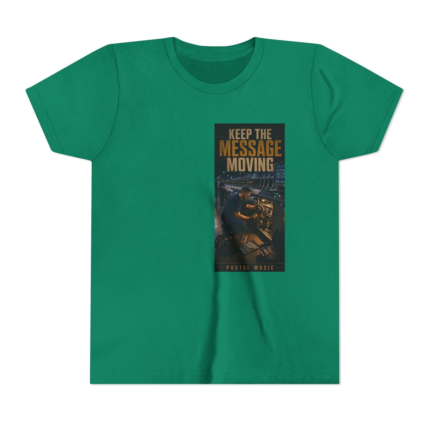 Postal Music — Keep the Message Moving — Youth T-Shirt
