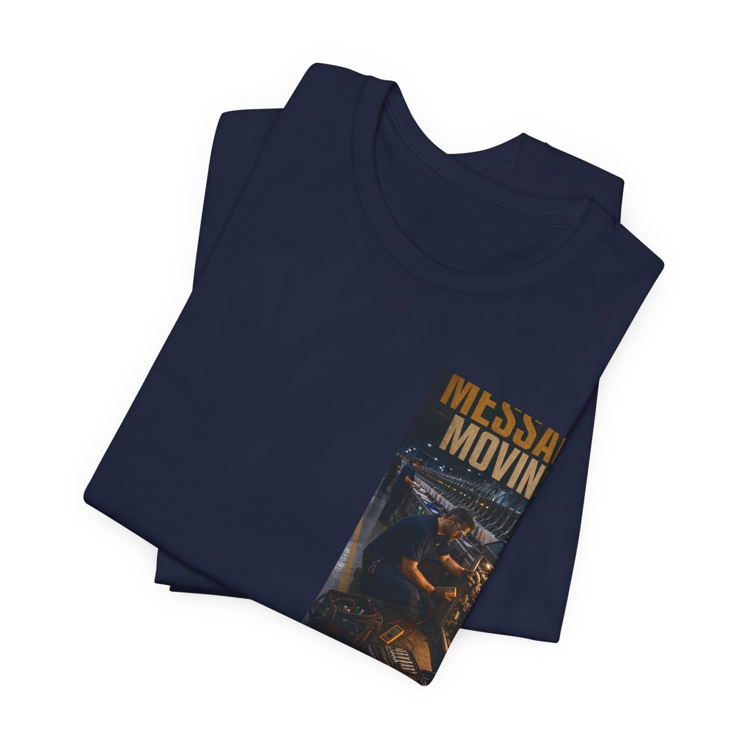 Postal Music — Keep the Message Moving — Premium Unisex T-Shirt
