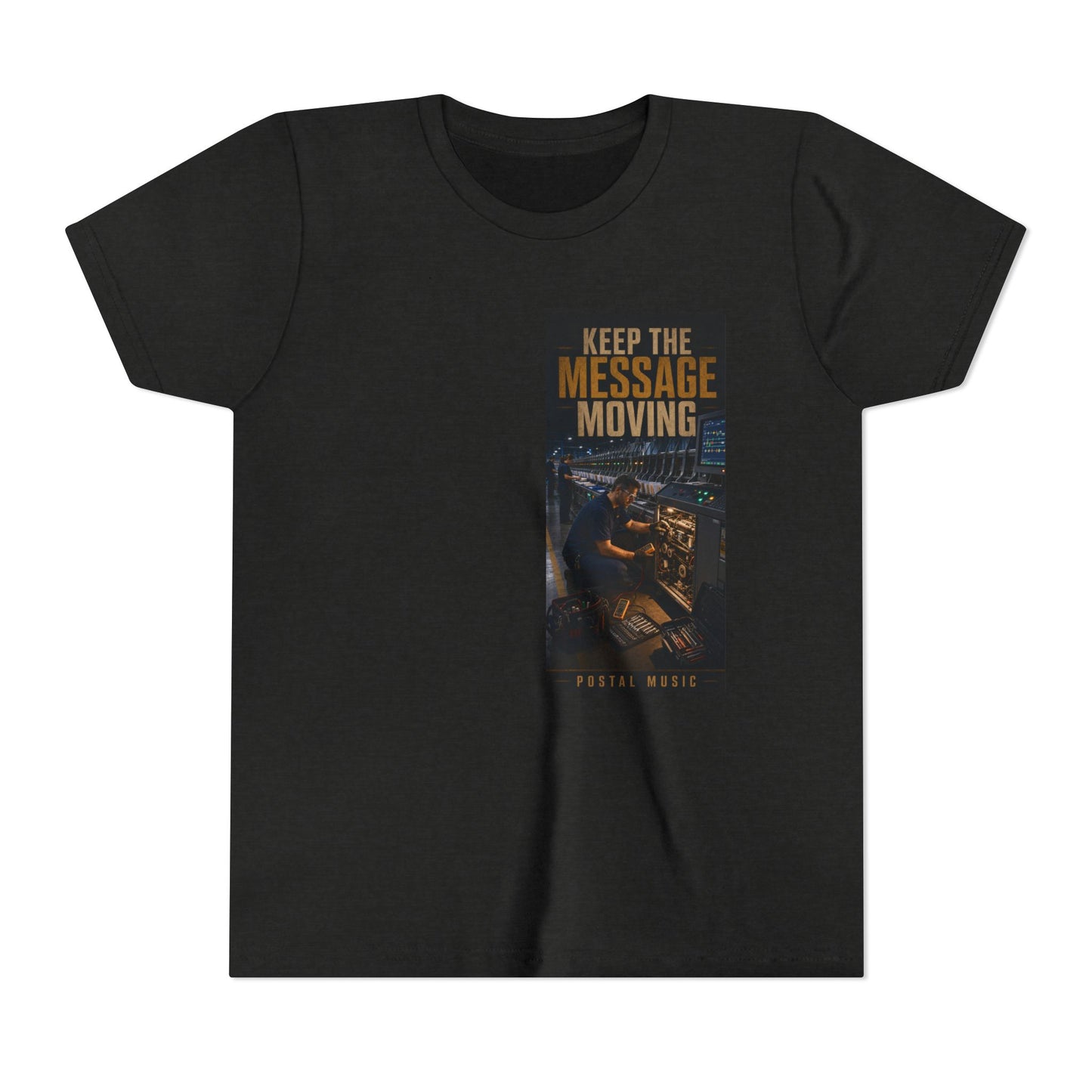 Postal Music — Keep the Message Moving — Youth T-Shirt