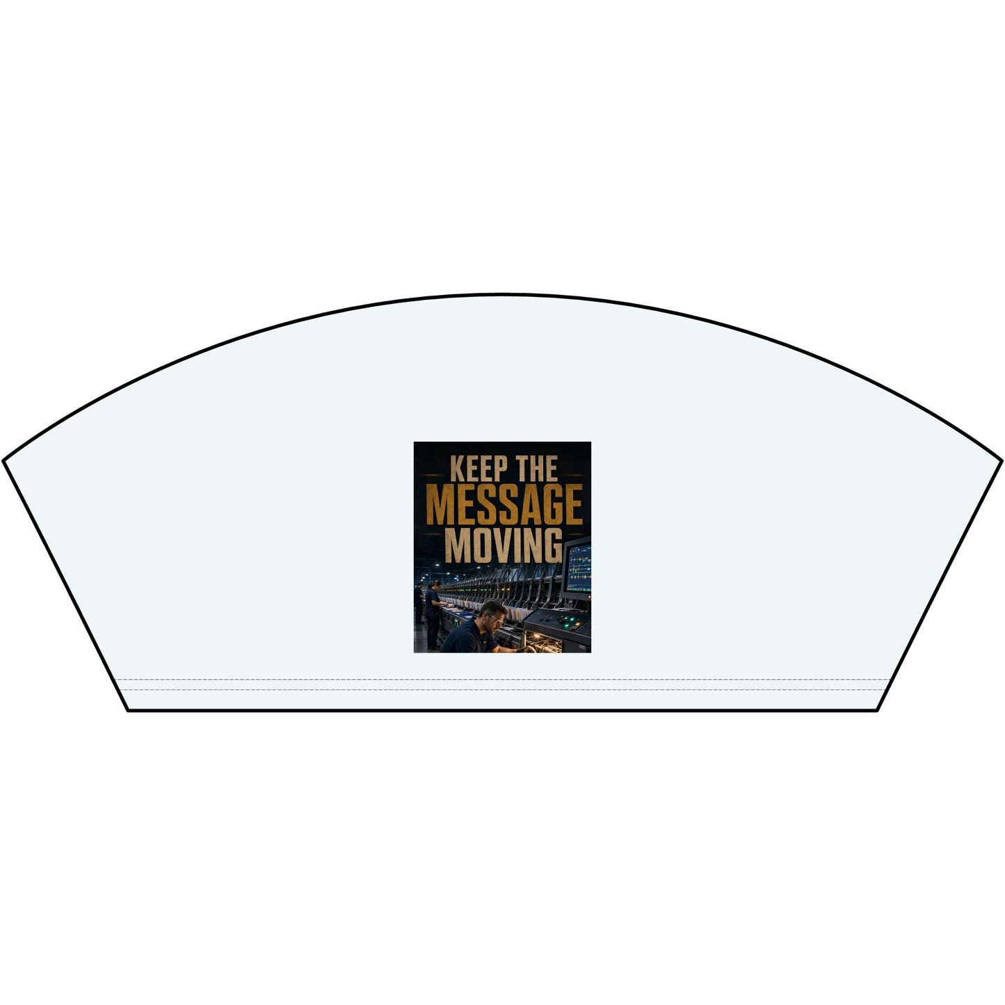 Postal Music — Keep the Message Moving — Heavyweight T-Shirt