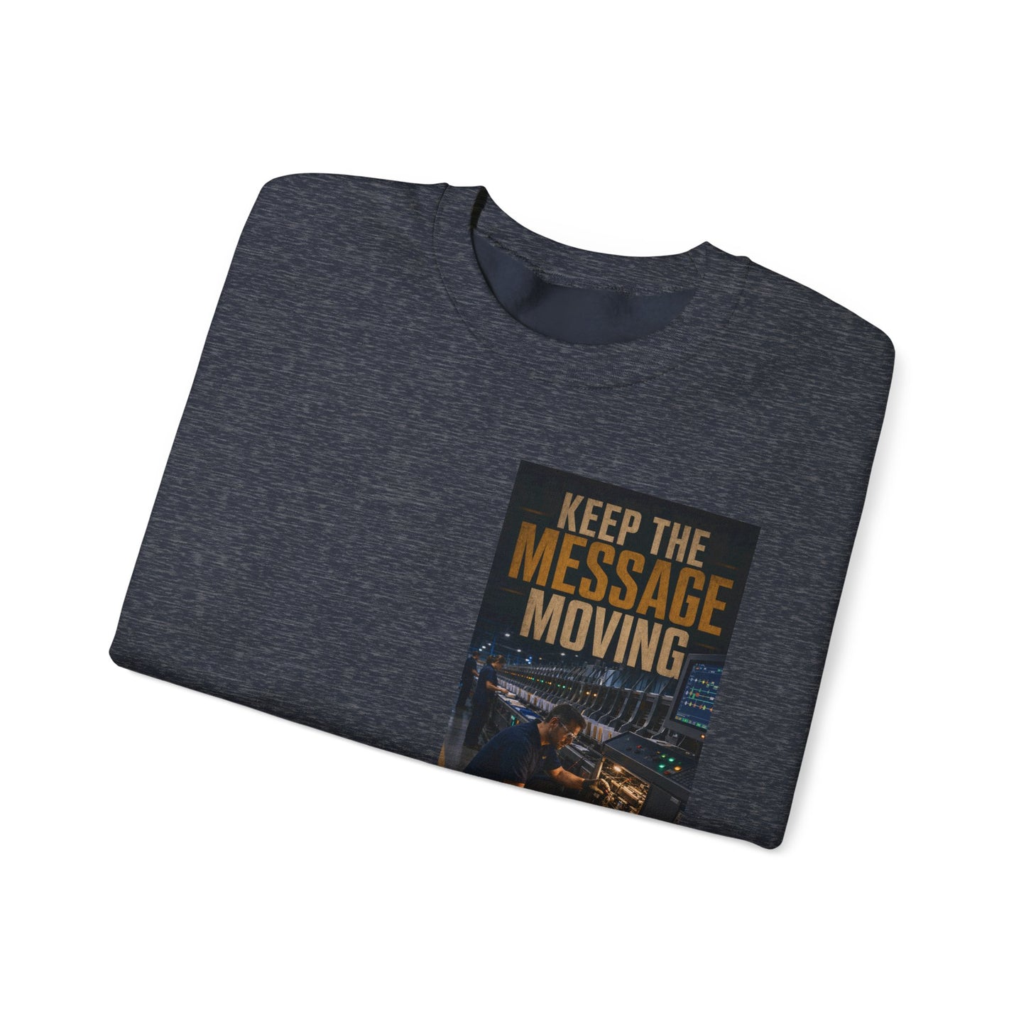 Postal Music — Keep the Message Moving — Core Crewneck Sweatshirt