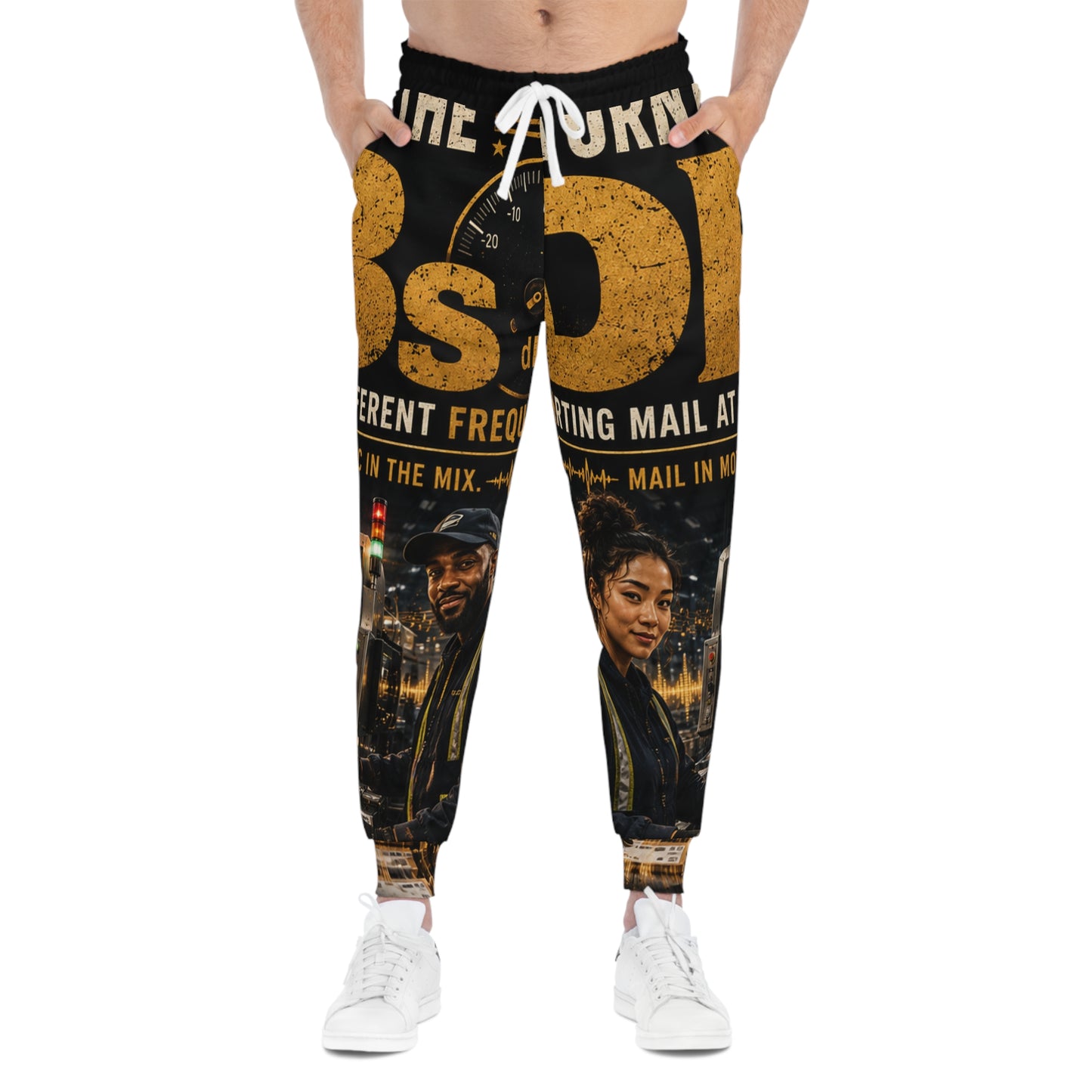 Turn Up the DBs — Men's AOP Jogger Pants (Jogger Set Bottom)