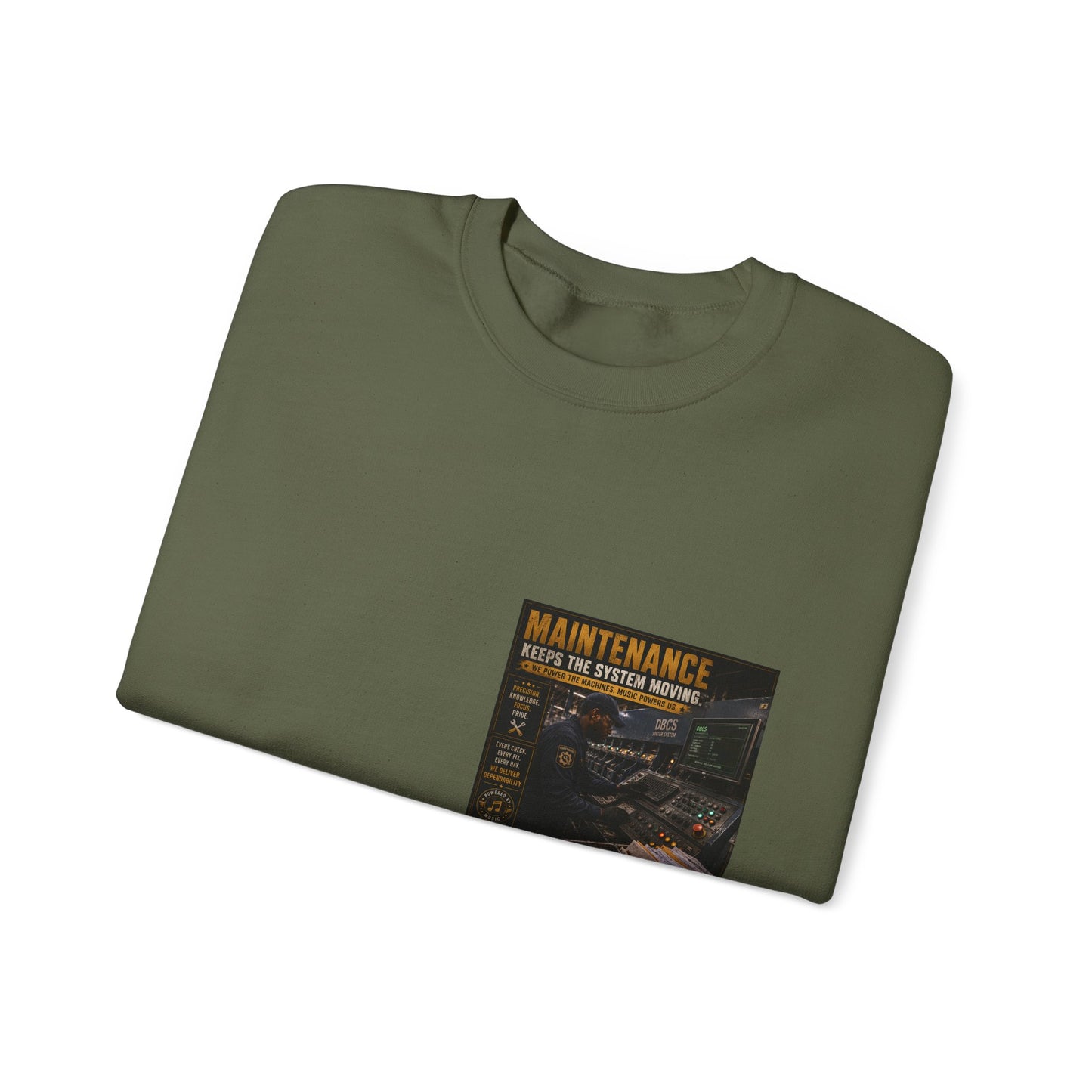 Postal Music — Maintenance Keeps the System Moving — Core Crewneck Sweatshirt