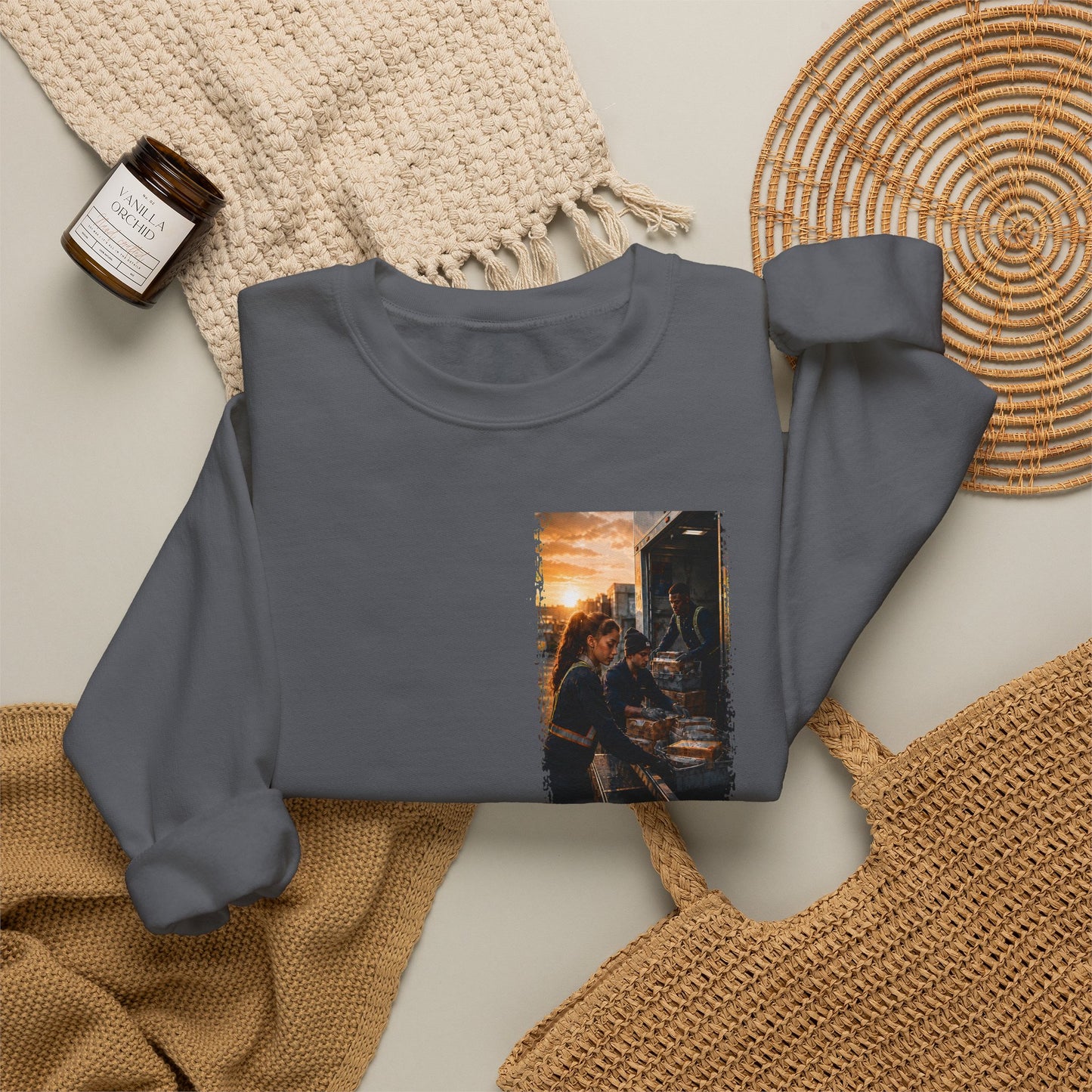 Postal Music — The Next Tour Core Crewneck Sweatshirt — Color Group 1 of 3