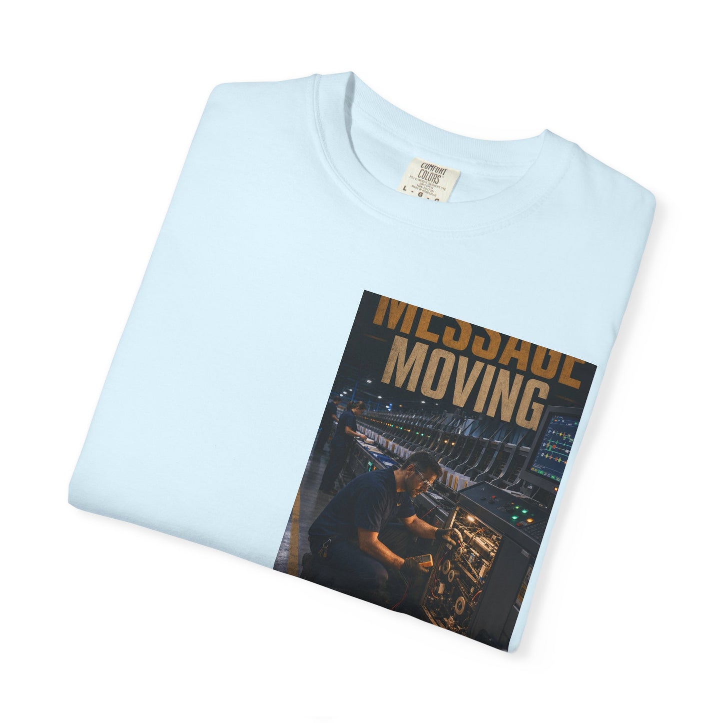 Postal Music — Keep the Message Moving — Garment-Dyed T-Shirt