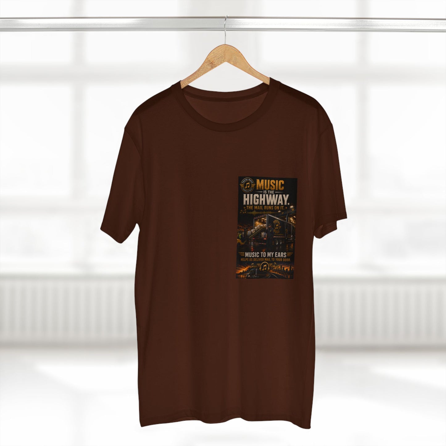 Postal Music — Music Is the Highway — Streetwear T-Shirt