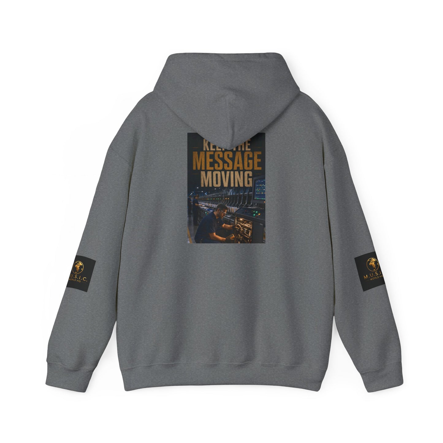 Postal Music — Keep the Message Moving — Core Pullover Hoodie