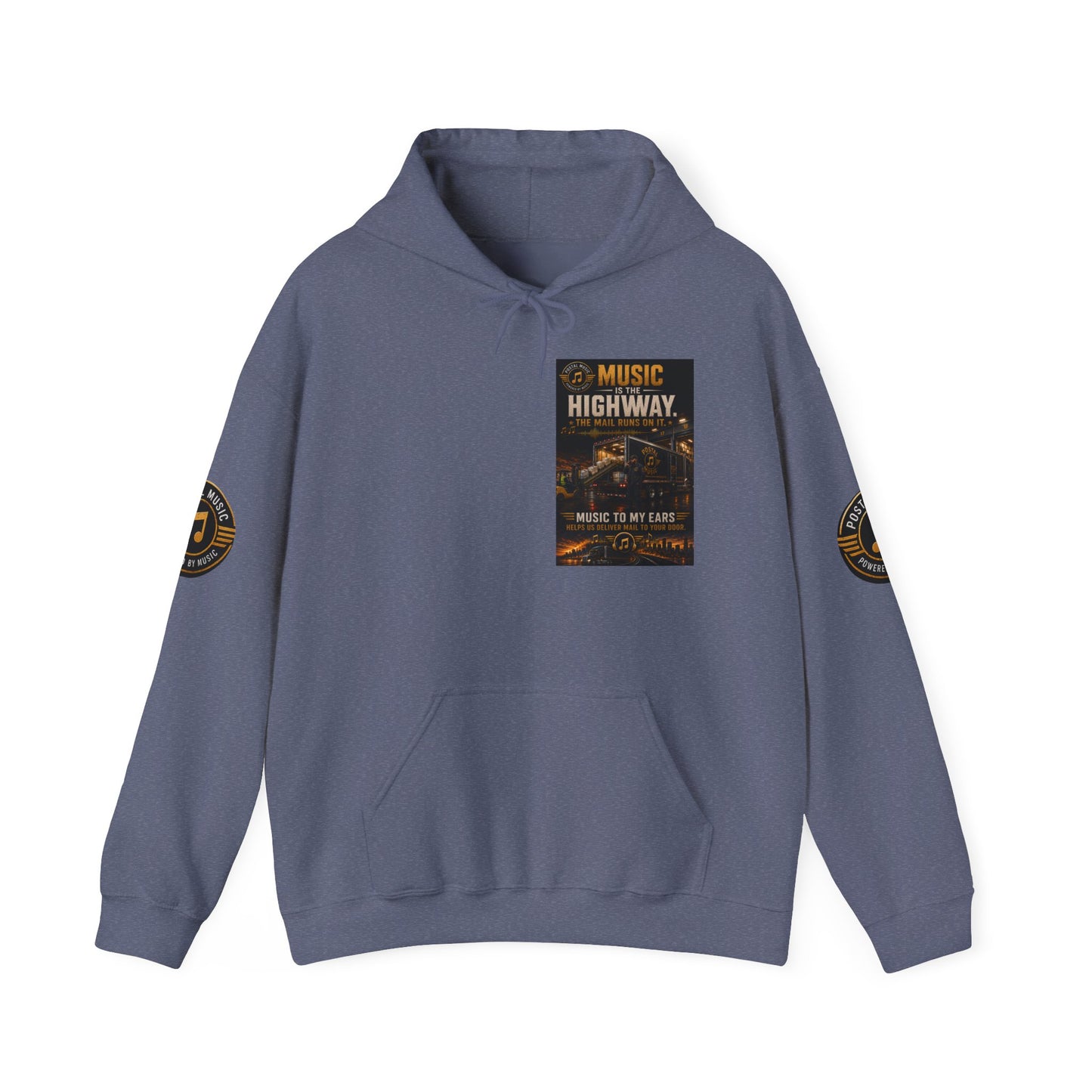 Postal Music — Music Is the Highway — Core Pullover Hoodie