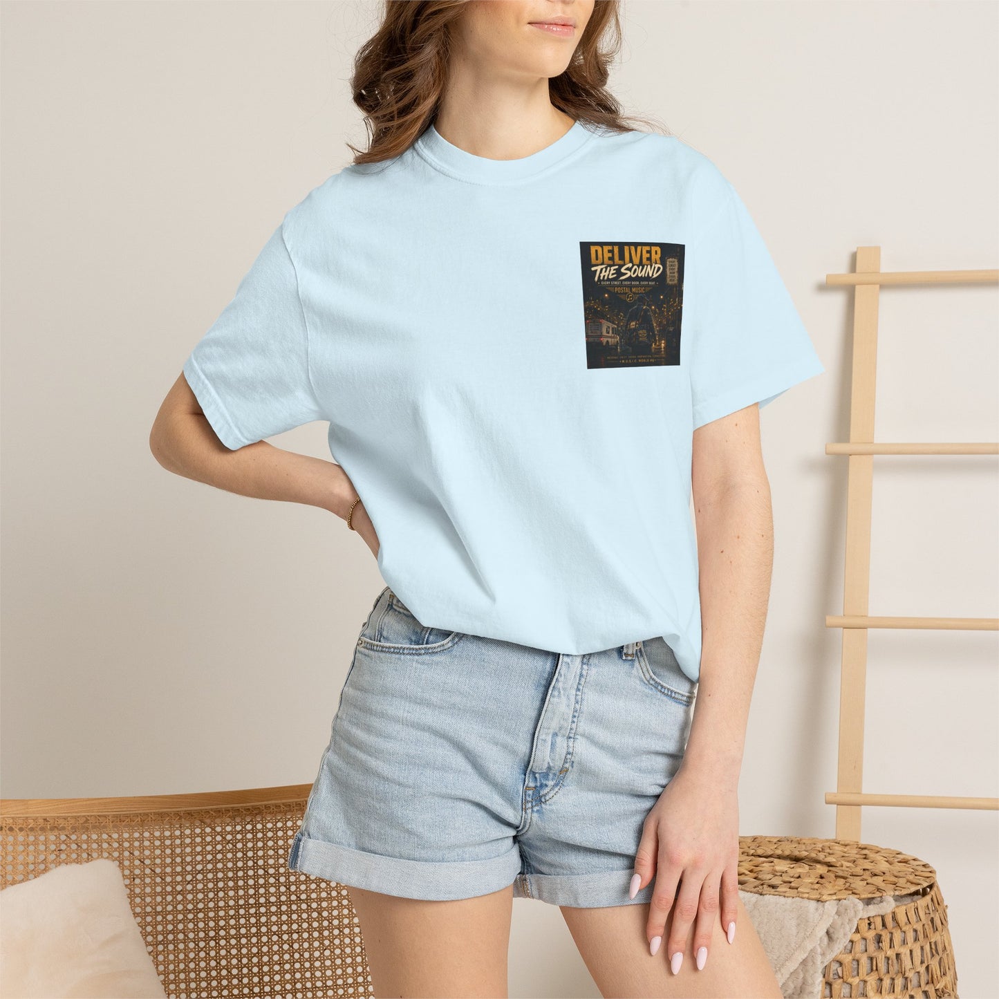 Postal Music — Deliver the Sound — Garment-Dyed T-Shirt