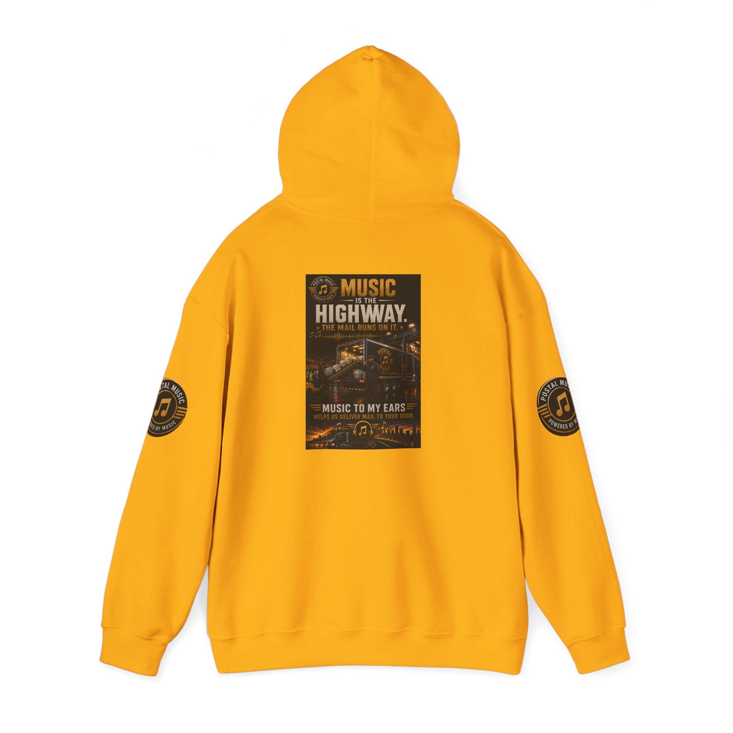 Postal Music — Music Is the Highway — Core Pullover Hoodie