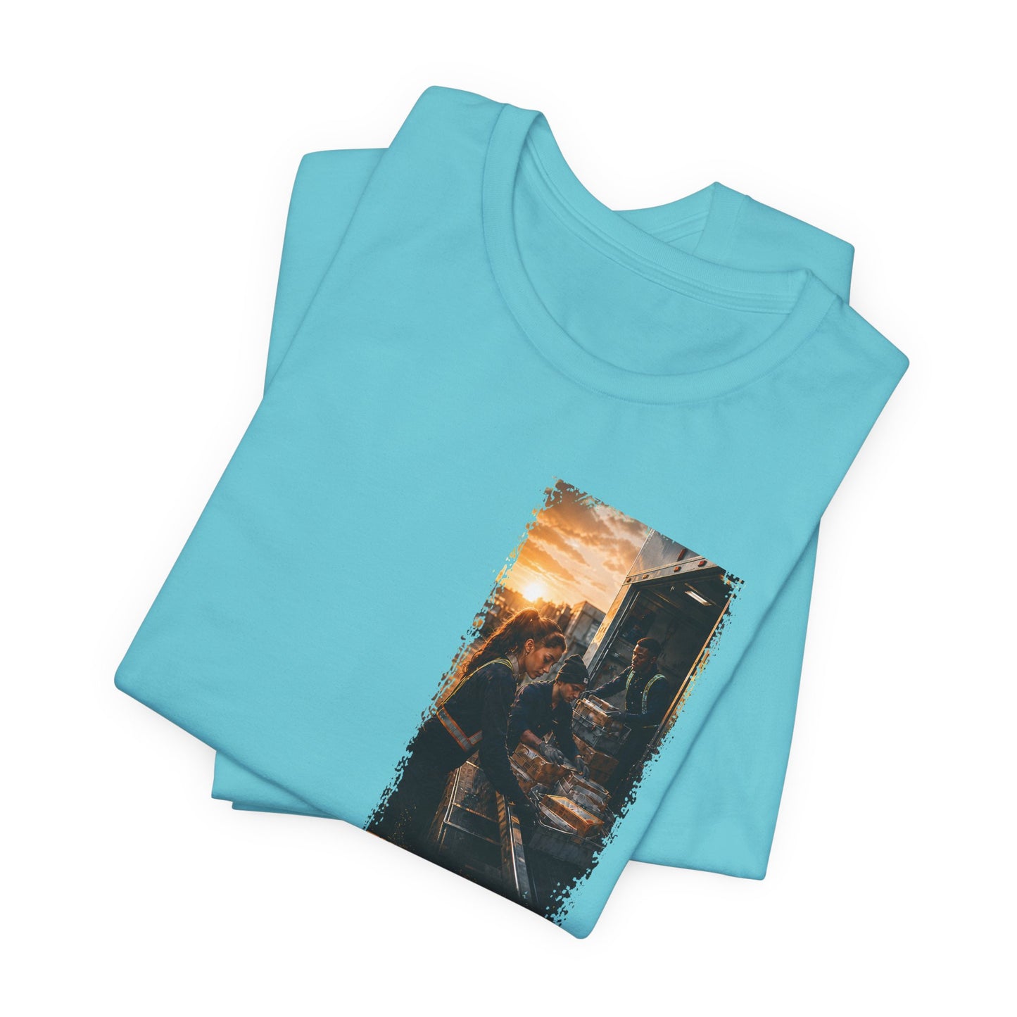 Postal Music — The Next Tour Premium Unisex T-Shirt — Color Group 10 of 11