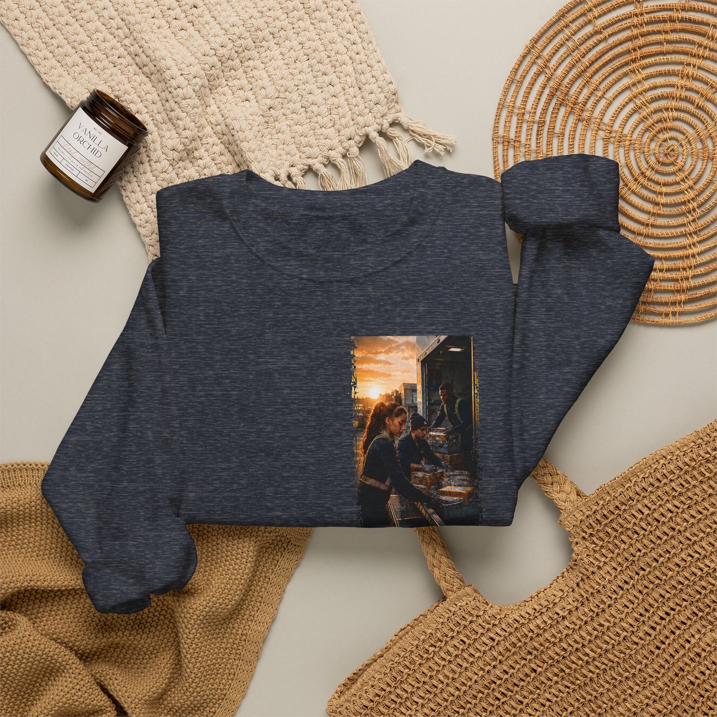 Postal Music — The Next Tour Core Crewneck Sweatshirt — Color Group 2 of 3