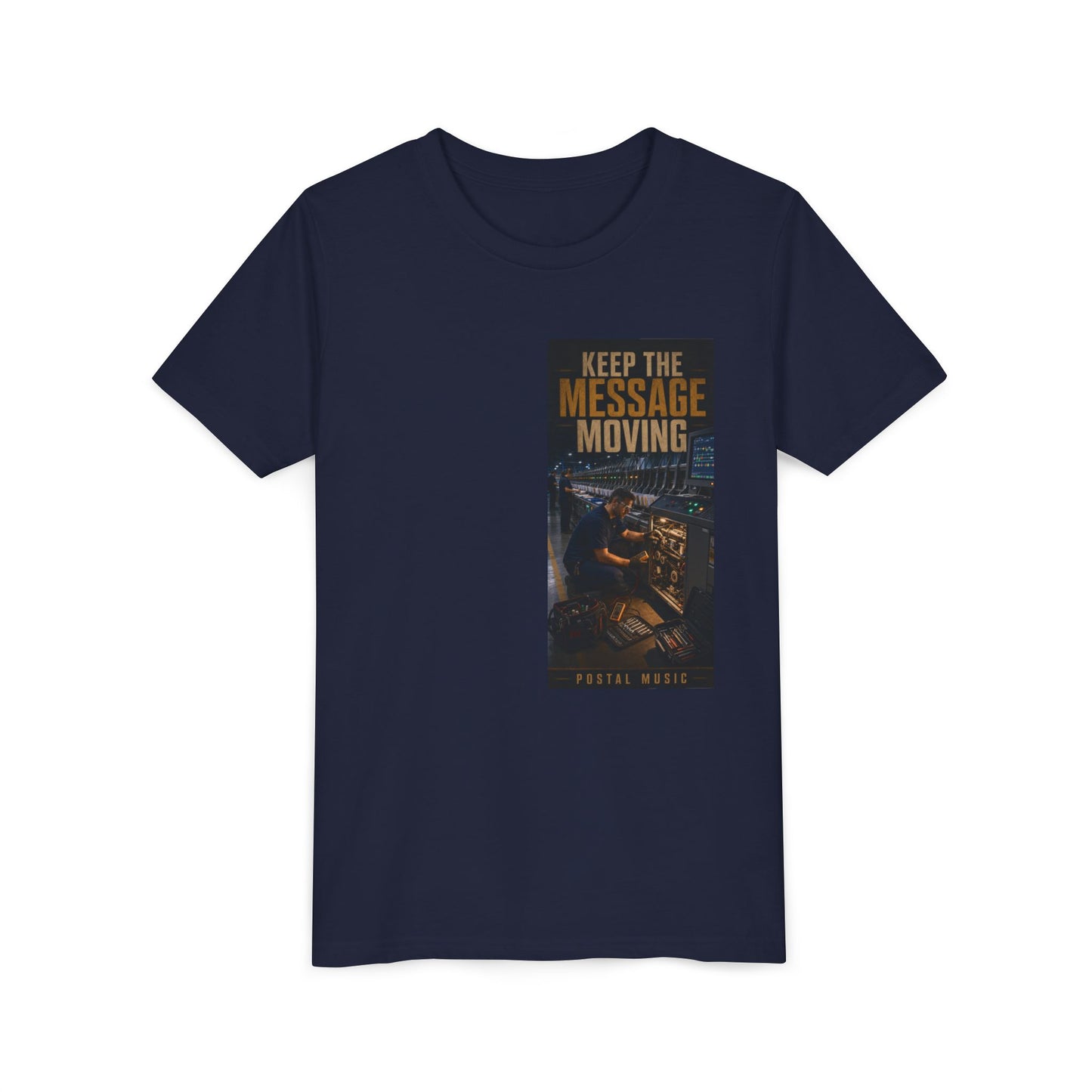 Postal Music — Keep the Message Moving — Youth T-Shirt