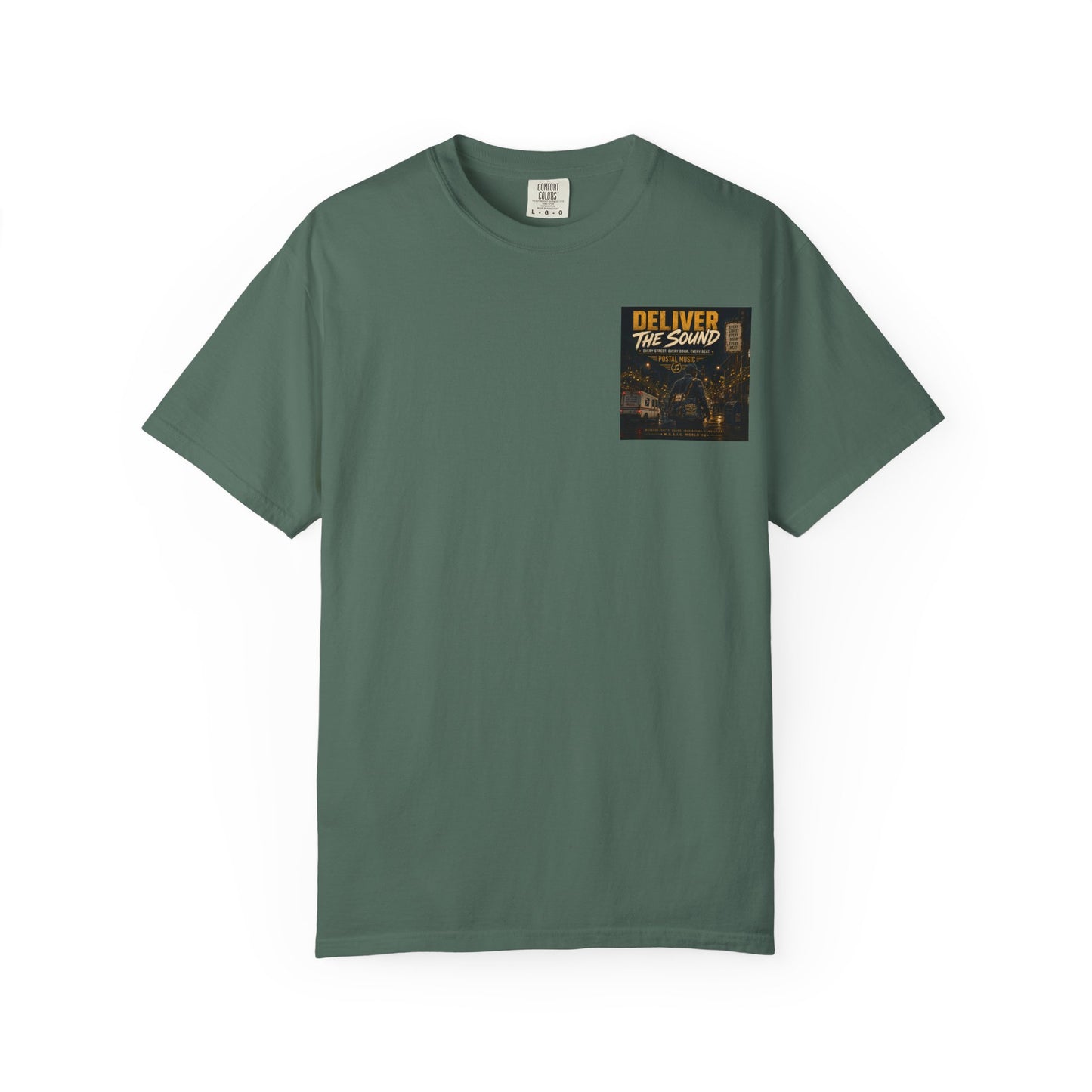 Postal Music — Deliver the Sound — Garment-Dyed T-Shirt