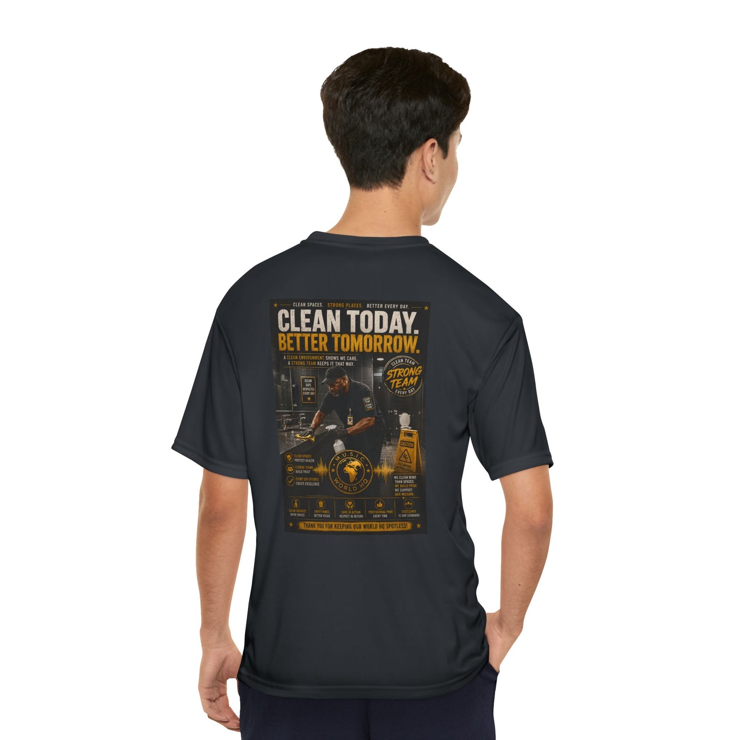 Clean Today. Better Tomorrow. — Performance T-Shirt Dri-Fit