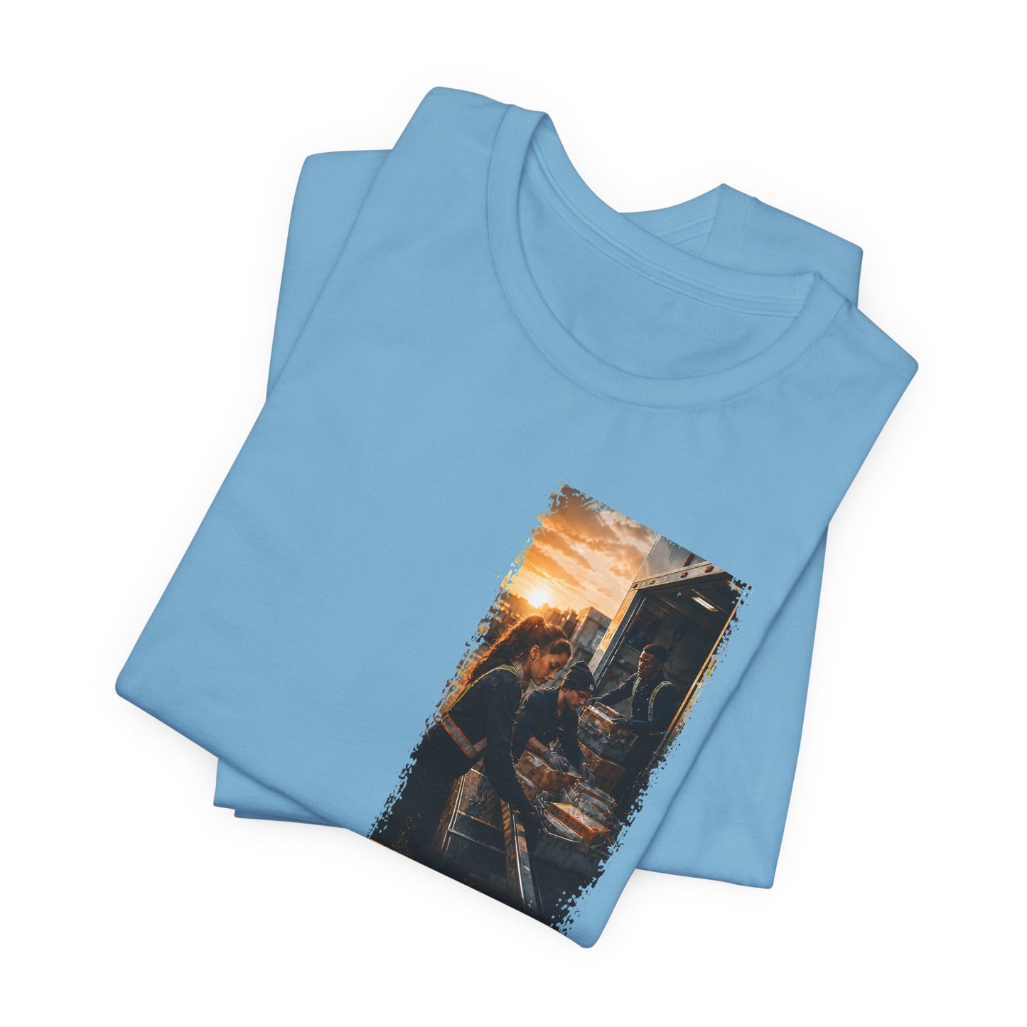 Postal Music — The Next Tour Premium Unisex T-Shirt — Color Group 8 of 11