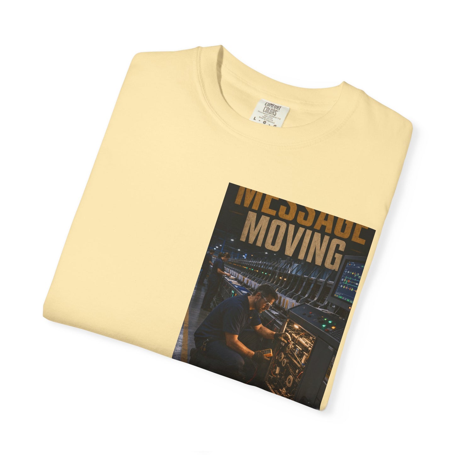 Postal Music — Keep the Message Moving — Garment-Dyed T-Shirt