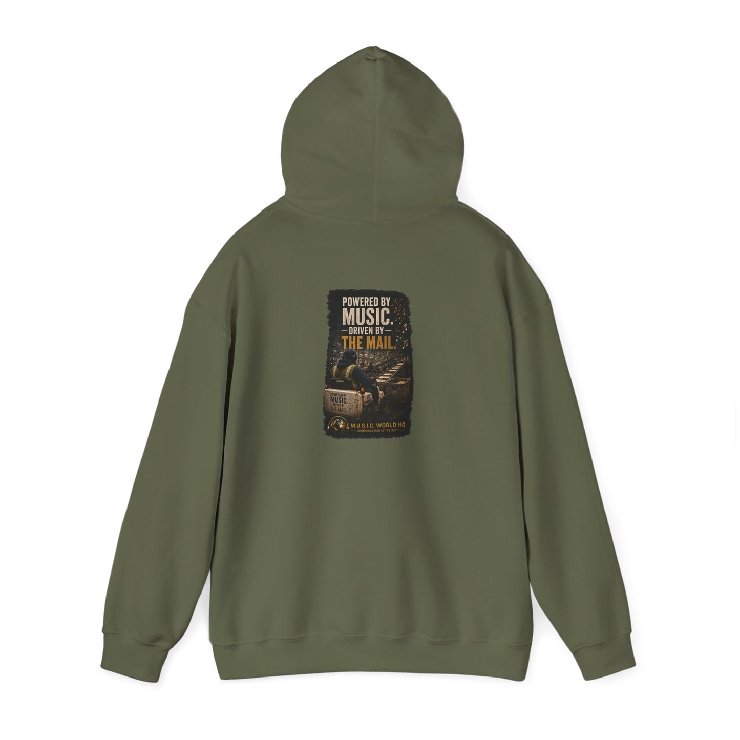 Postal Music - Powered by Music Hoodie - Colorways B