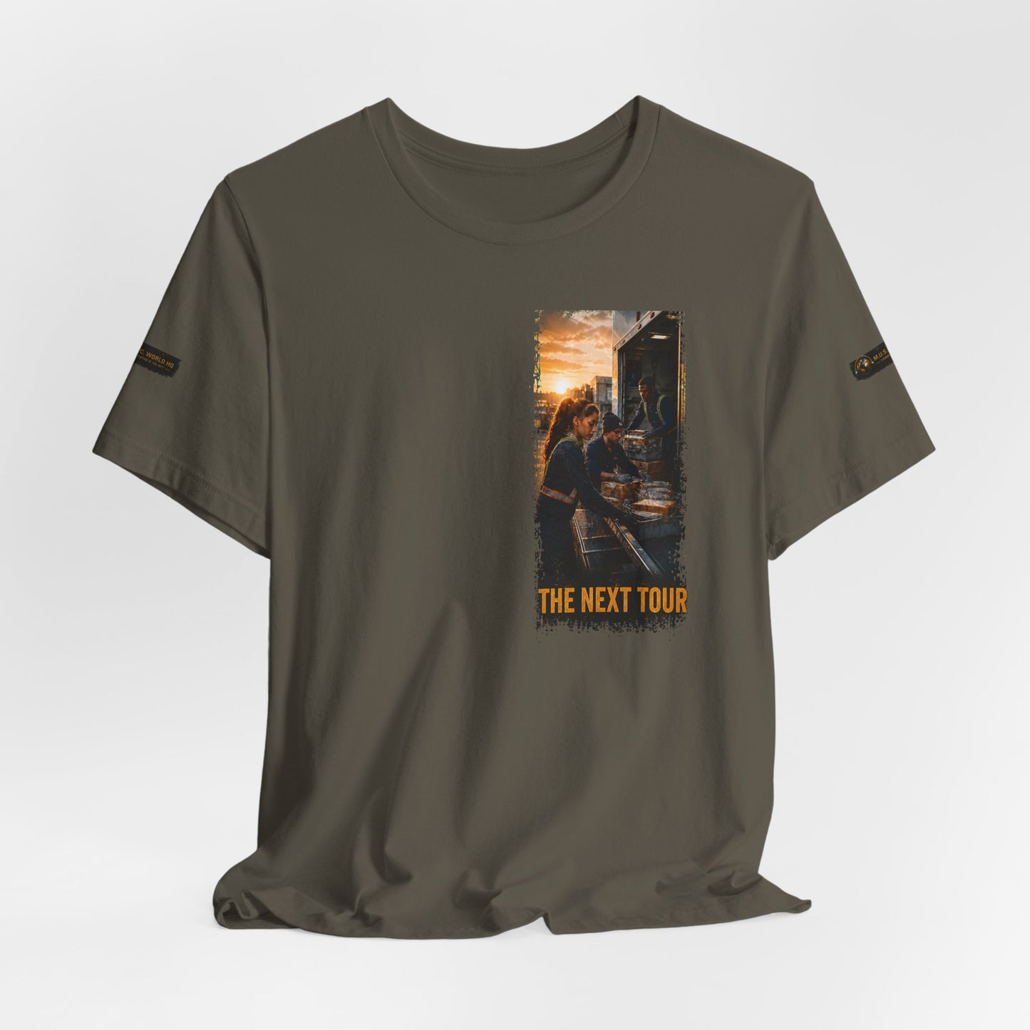 Postal Music - The Next Tour Premium Unisex T-Shirt - Color Group 1 of 11