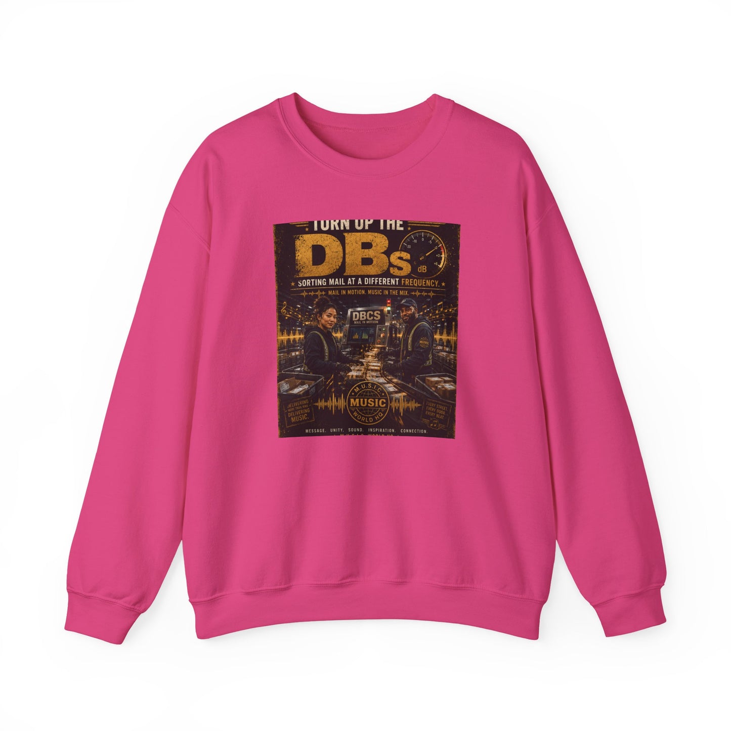Turn Up the DBs — Men's Crewneck Sweatshirt (Jogger Set Top)