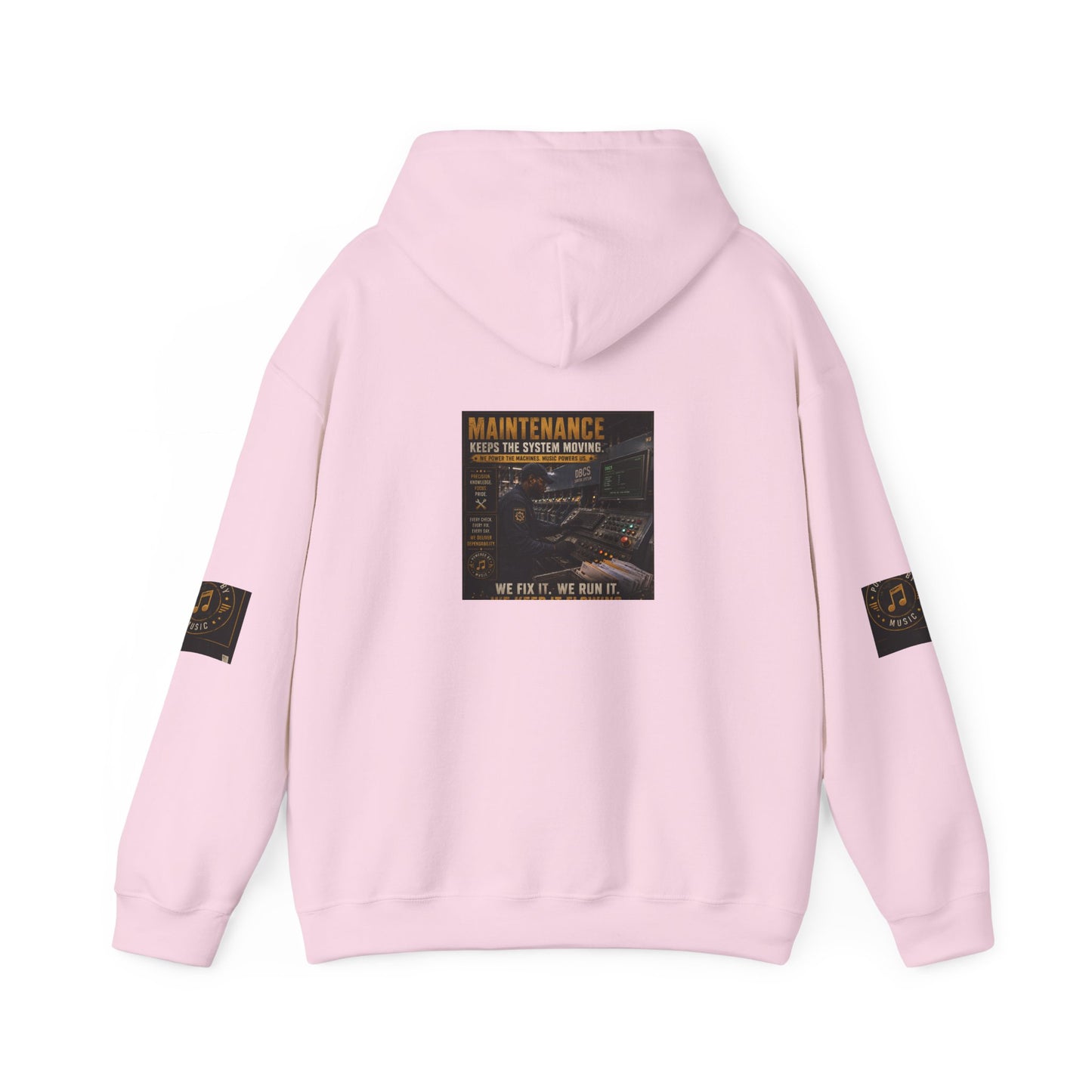 Postal Music — Maintenance Keeps the System Moving — Core Pullover Hoodie