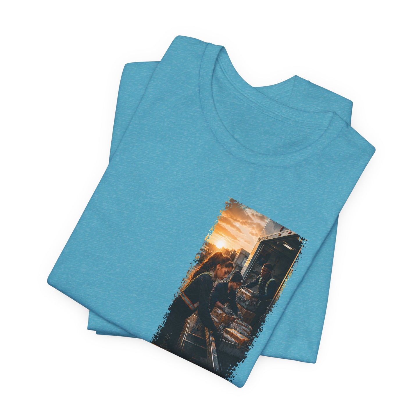 Postal Music — The Next Tour Premium Unisex T-Shirt — Color Group 3 of 11