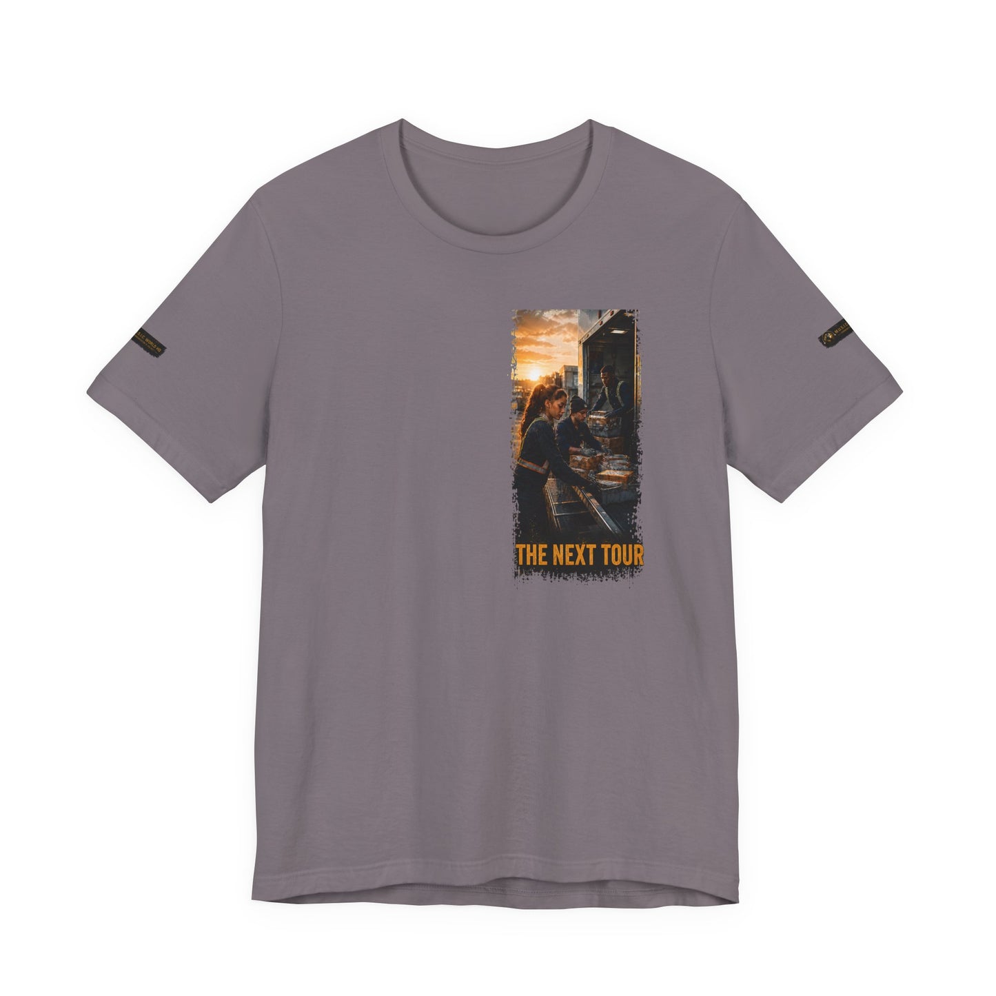 Postal Music — The Next Tour Premium Unisex T-Shirt — Color Group 10 of 11