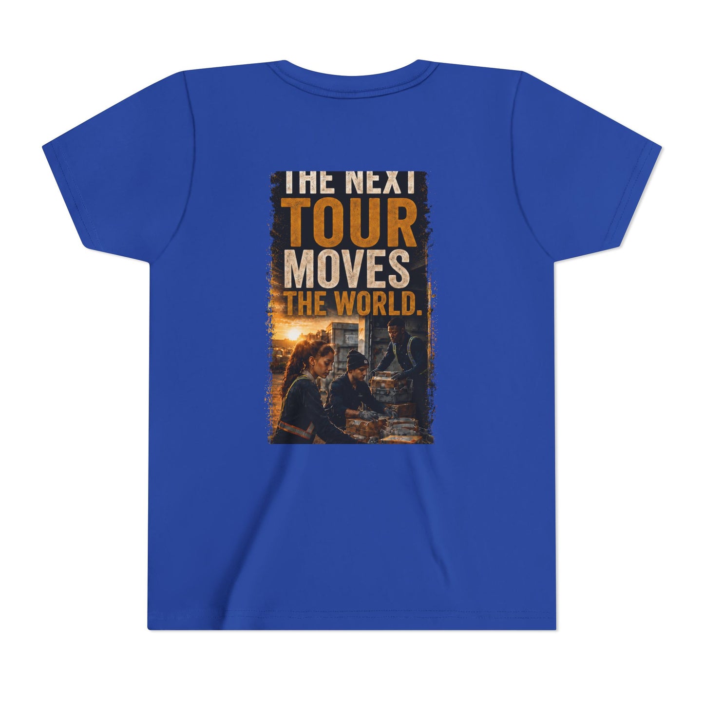 Postal Music — The Next Tour Youth T-Shirt — Color Group 1 of 2