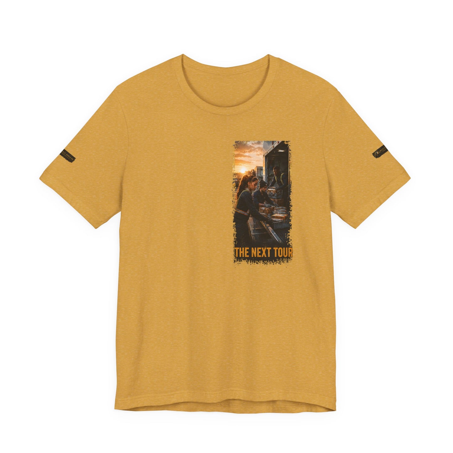 Postal Music — The Next Tour Premium Unisex T-Shirt — Color Group 5 of 11