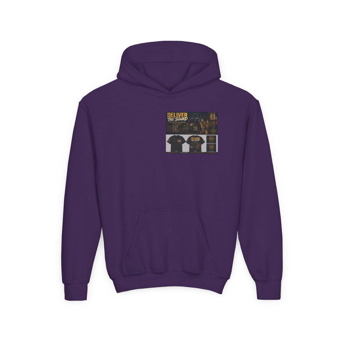 Postal Music — Deliver the Sound — Youth Hoodie