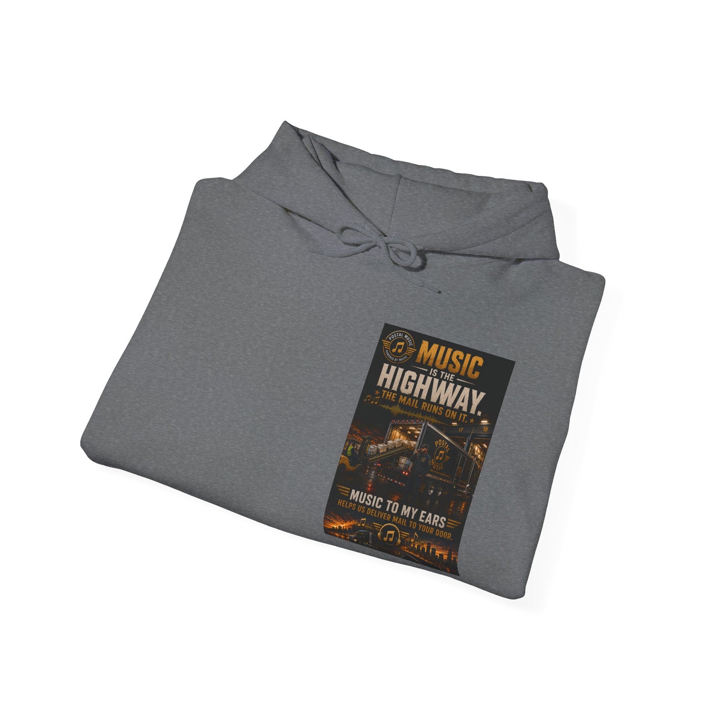 Postal Music — Music Is the Highway — Core Pullover Hoodie