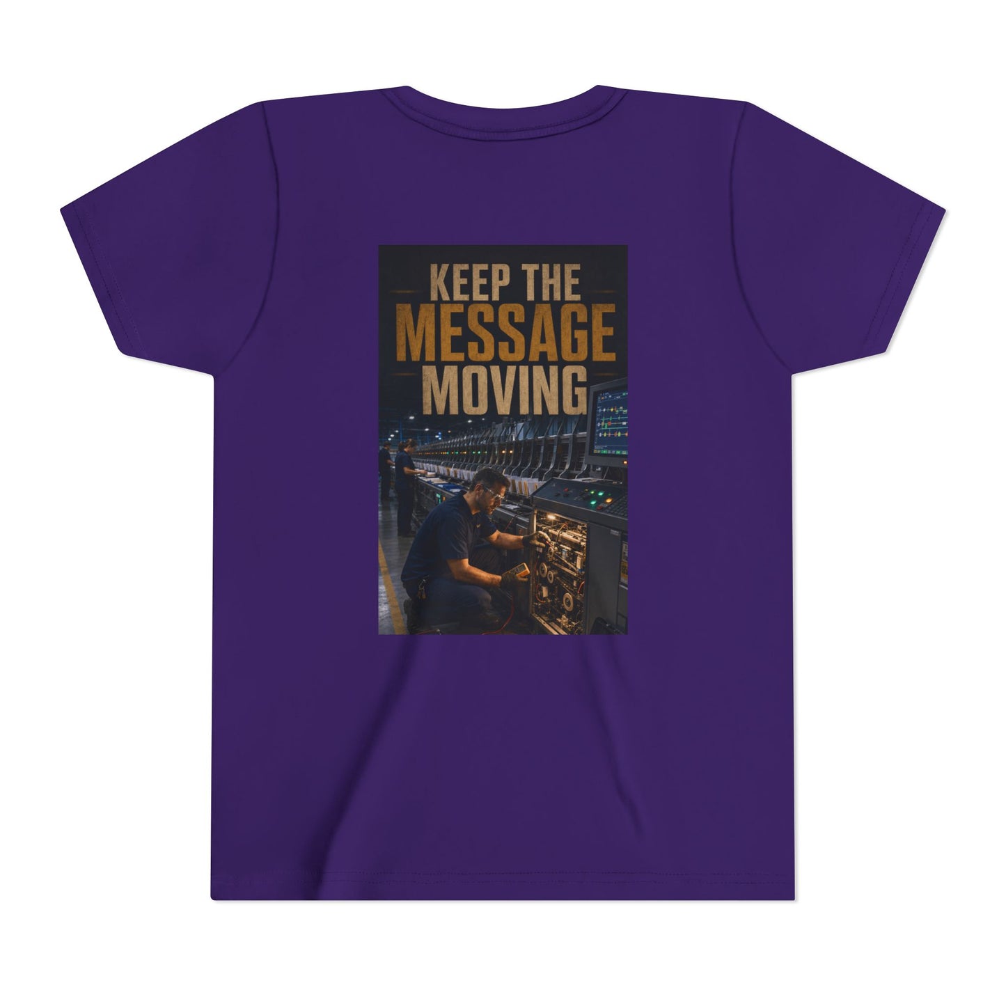 Postal Music — Keep the Message Moving — Youth T-Shirt