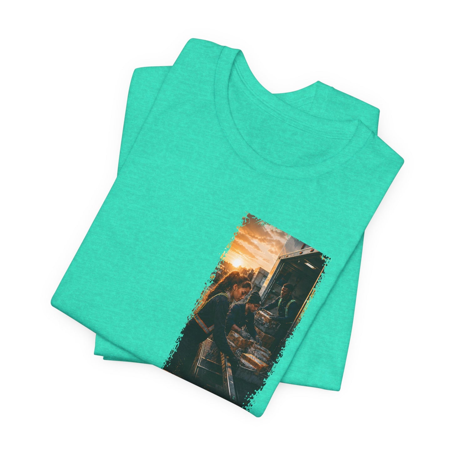 Postal Music — The Next Tour Premium Unisex T-Shirt — Color Group 6 of 11