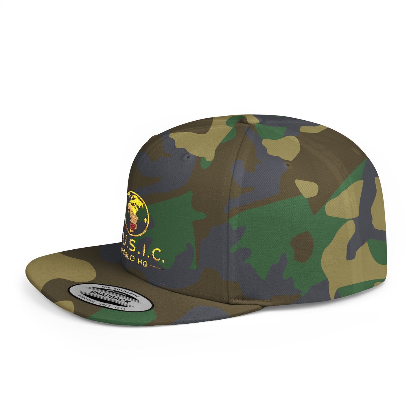 M.U.S.I.C. World HQ Heritage Premium Flat-Bill Snapback