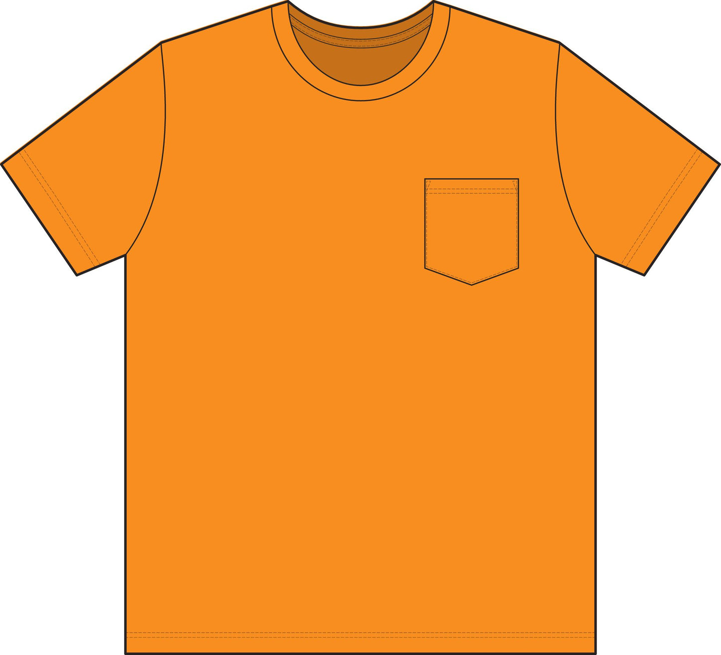 Postal Music - Level 7 Keeps the Rhythm Clean - Workwear Pocket T-Shirt
