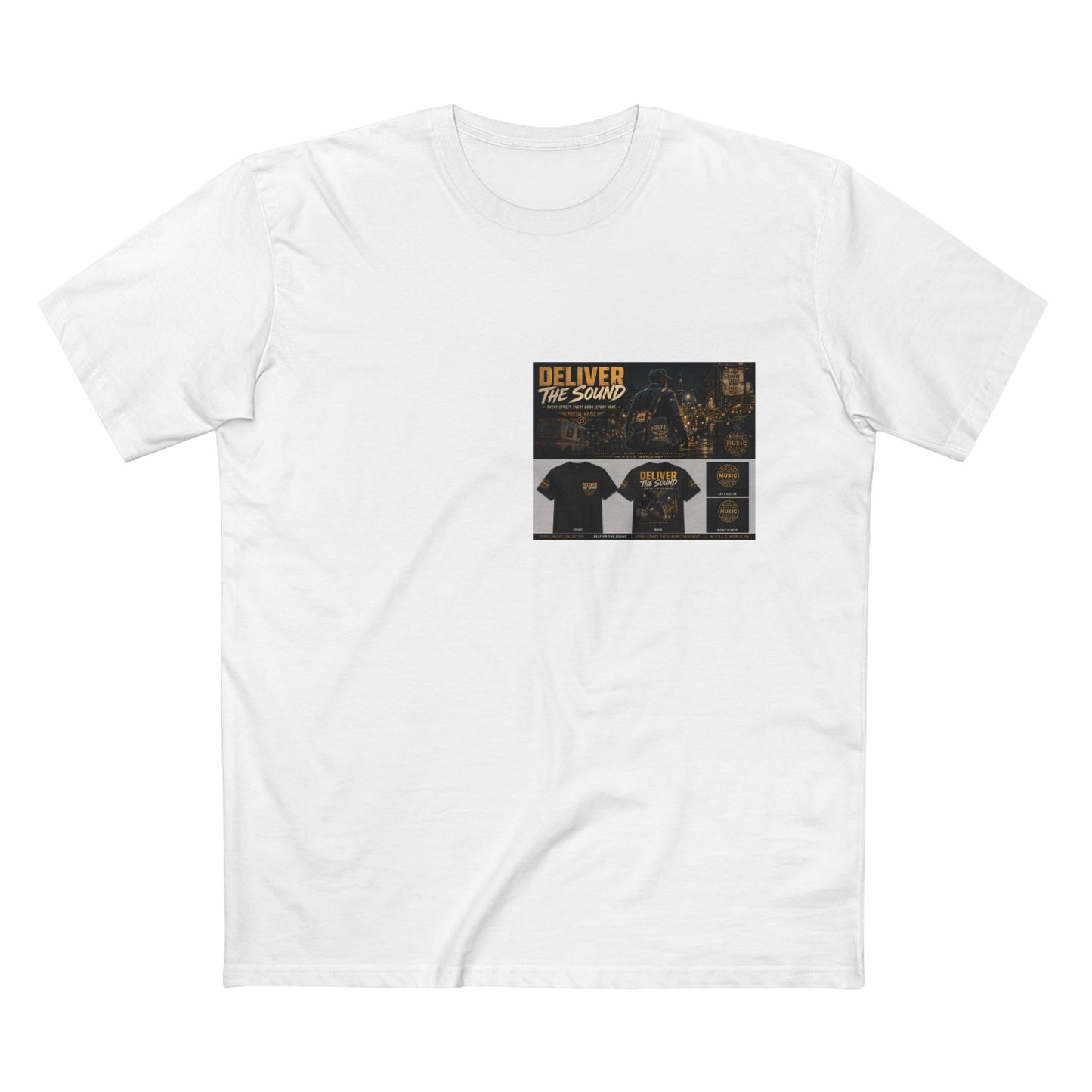 Postal Music — Deliver the Sound — Streetwear T-Shirt