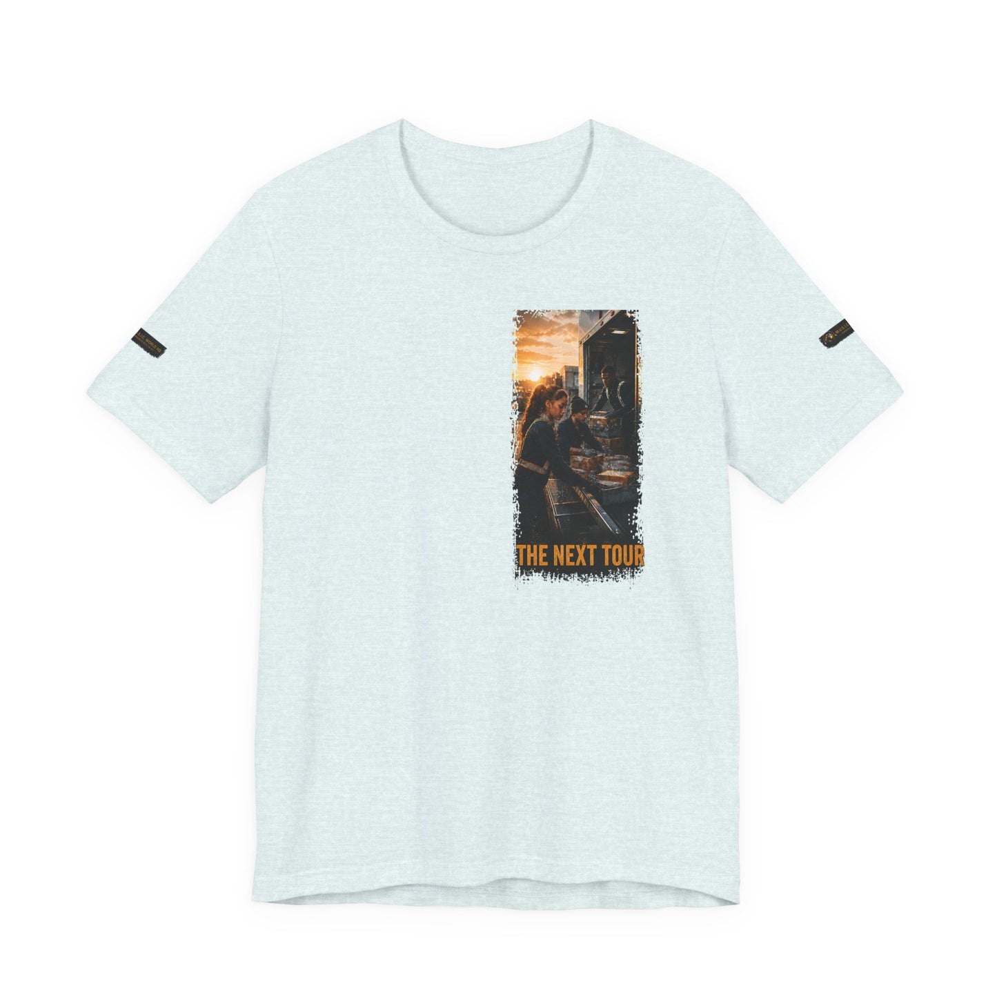 Postal Music — The Next Tour Premium Unisex T-Shirt — Color Group 4 of 11