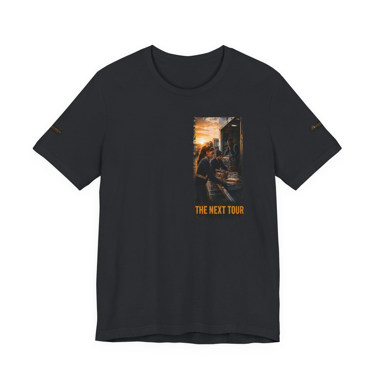 Postal Music — The Next Tour Premium Unisex T-Shirt — Color Group 11 of 11