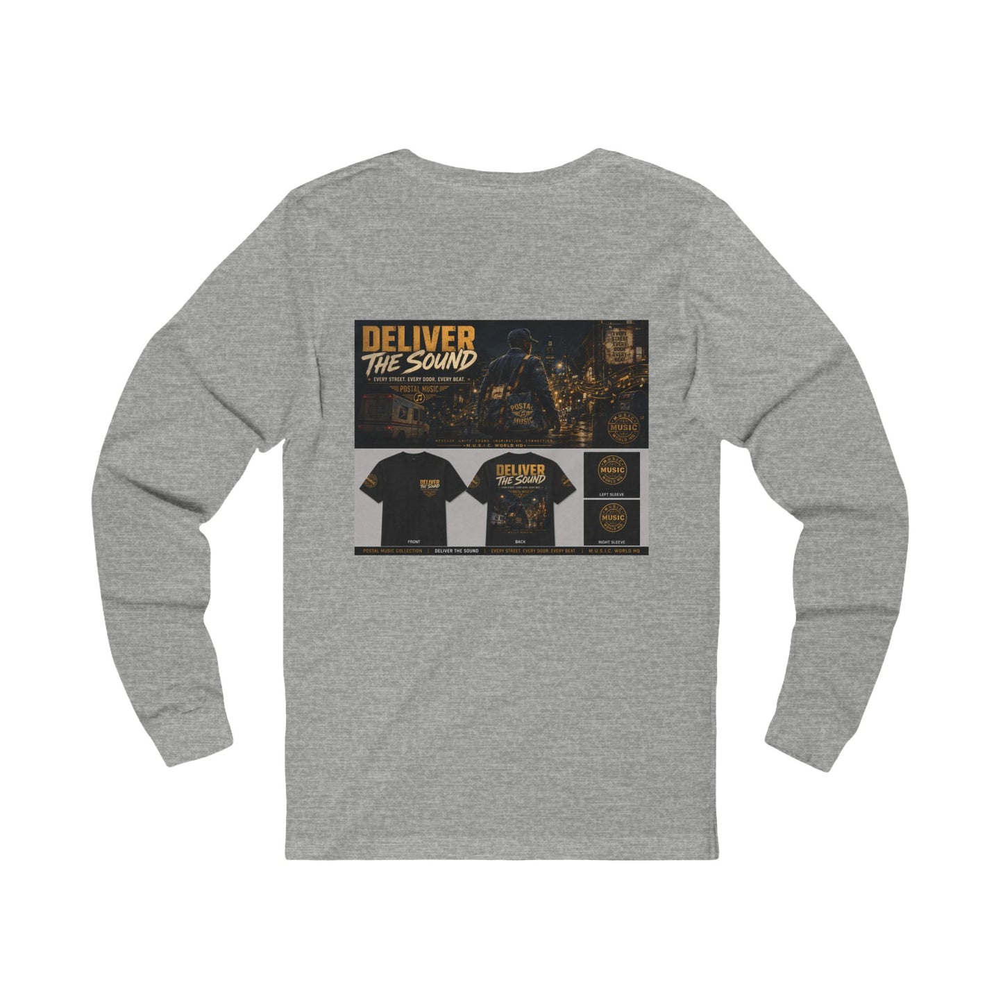 Postal Music — Deliver the Sound — Long-Sleeve T-Shirt