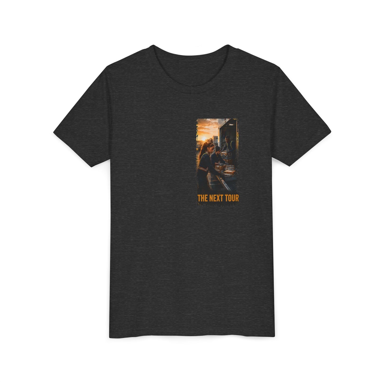 Postal Music — The Next Tour Youth T-Shirt — Color Group 1 of 2