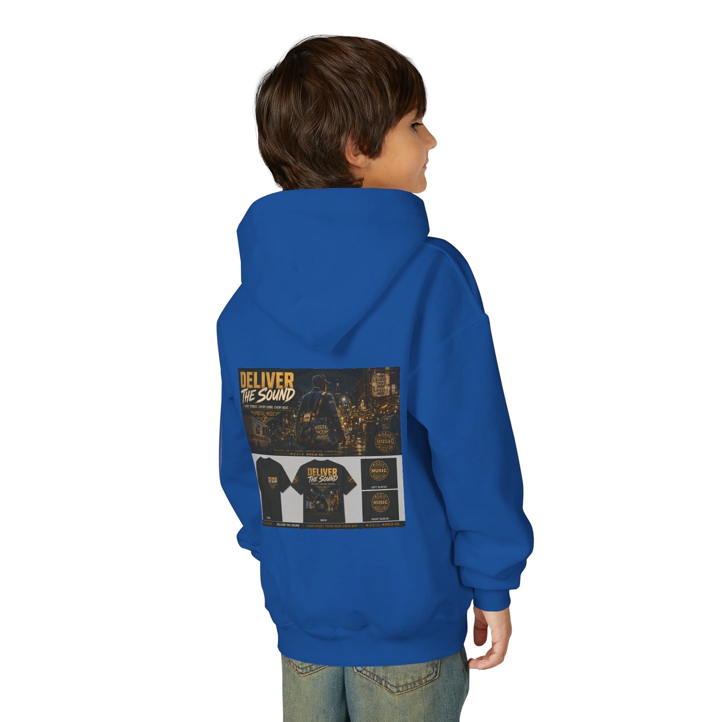 Postal Music — Deliver the Sound — Youth Hoodie