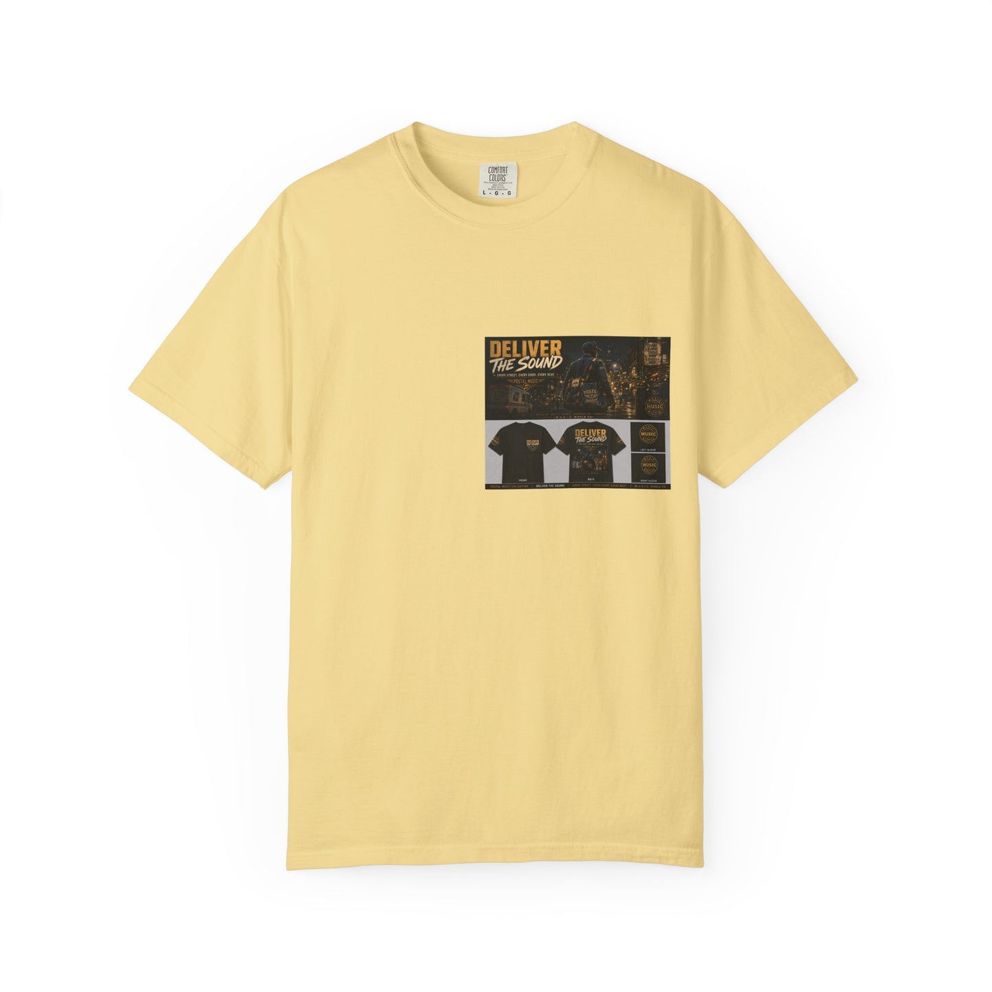 Postal Music — Deliver the Sound — Garment-Dyed T-Shirt