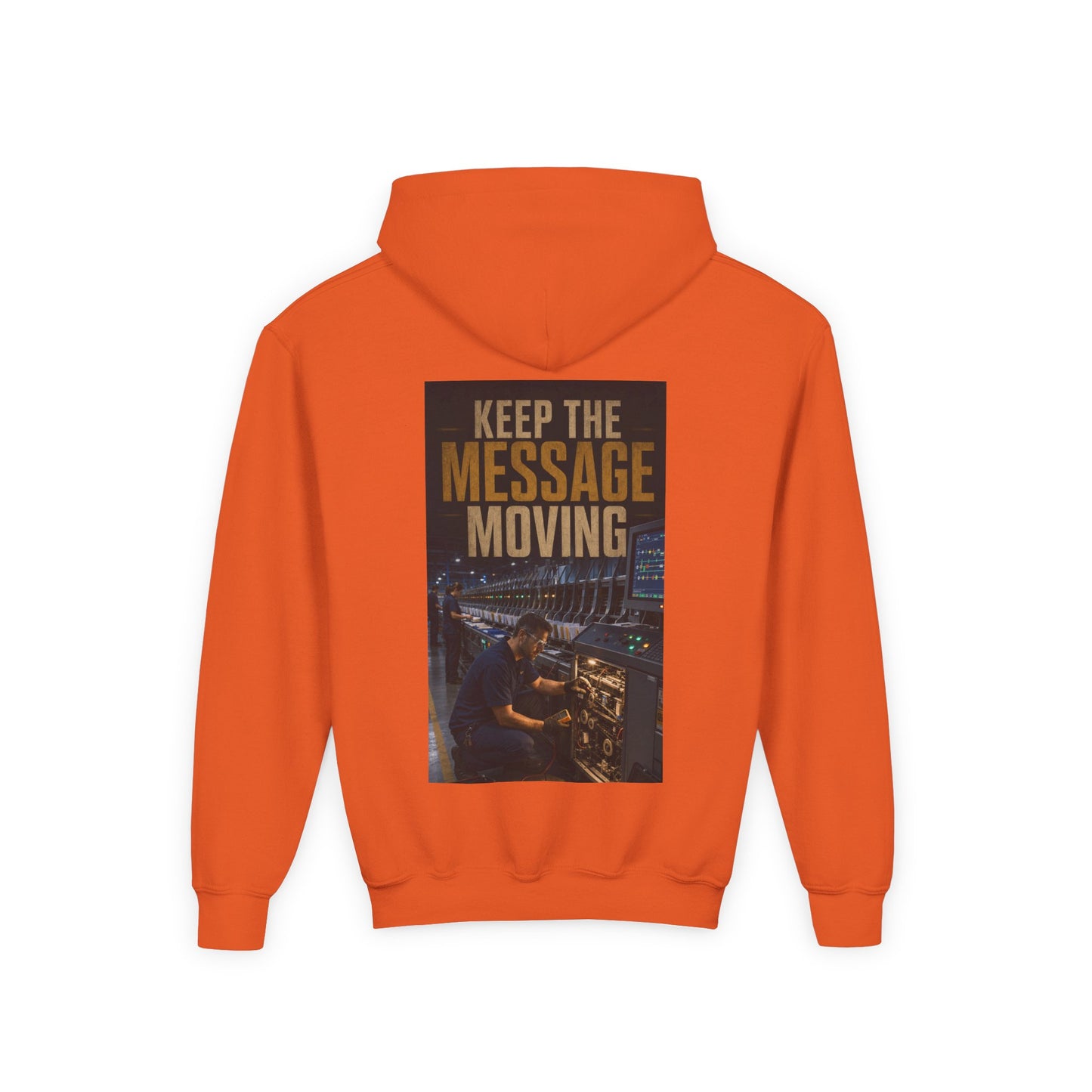 Postal Music — Keep the Message Moving — Youth Hoodie