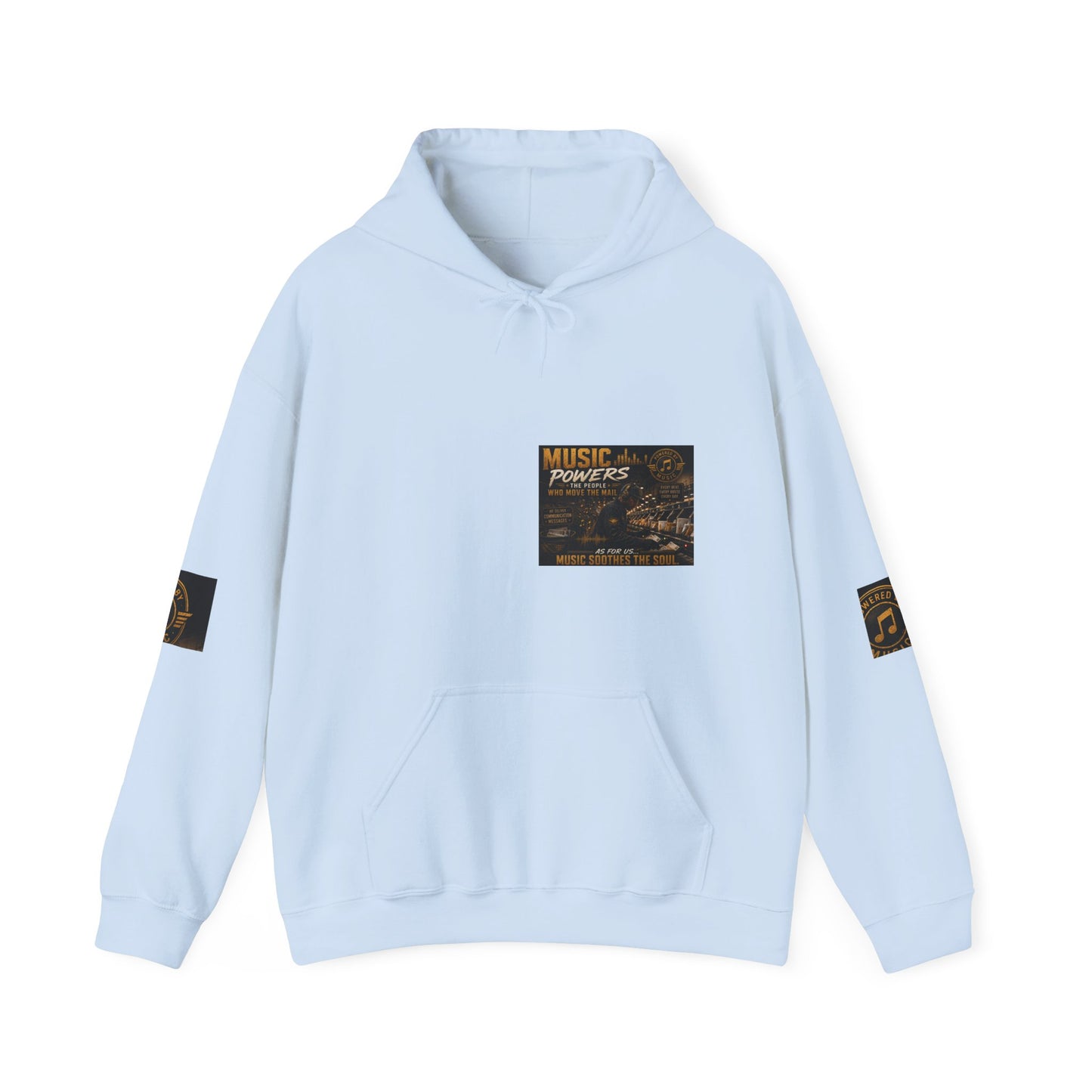 Postal Music — Music Powers the People — Core Pullover Hoodie