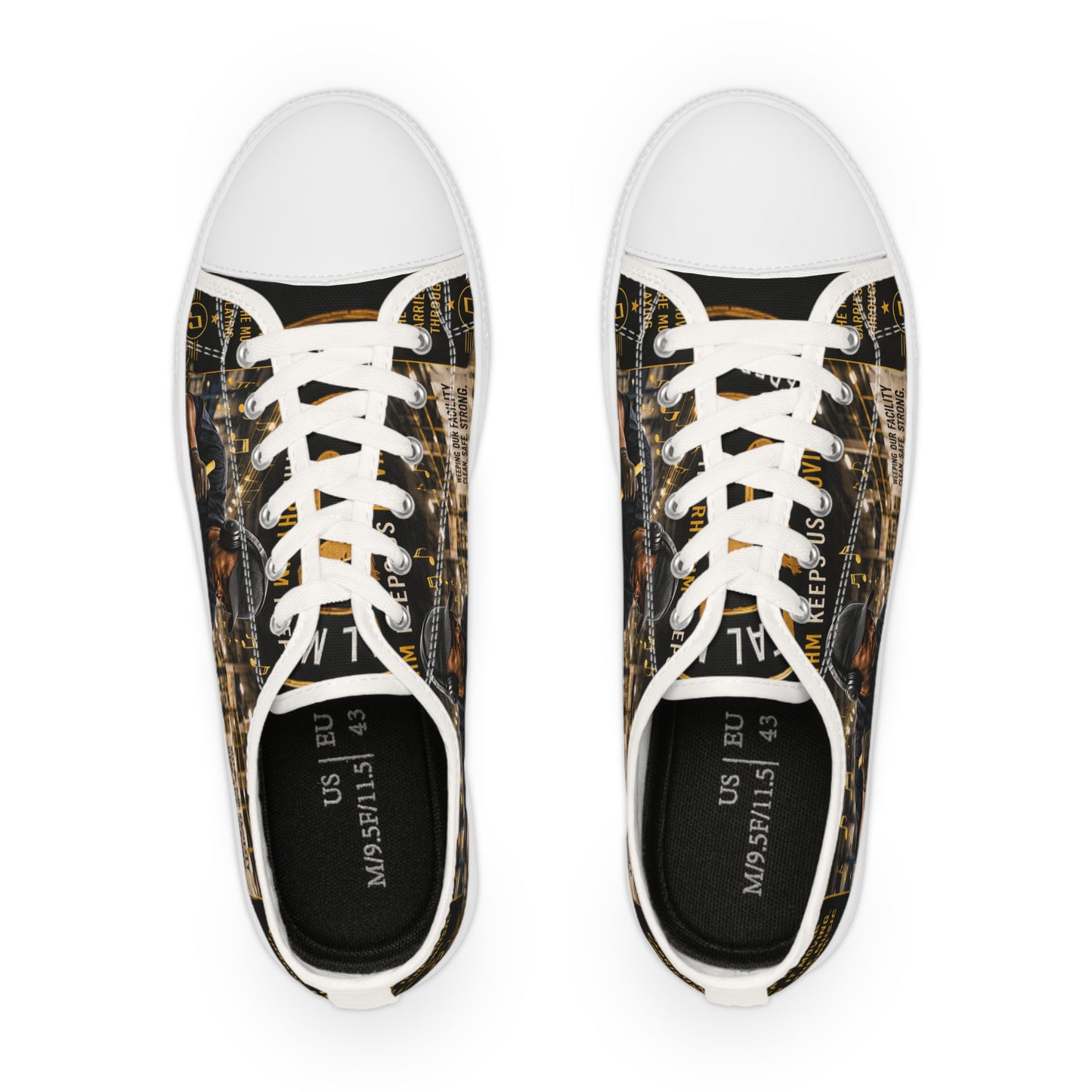 Cleaning to the Beat — Low-Top Sneakers