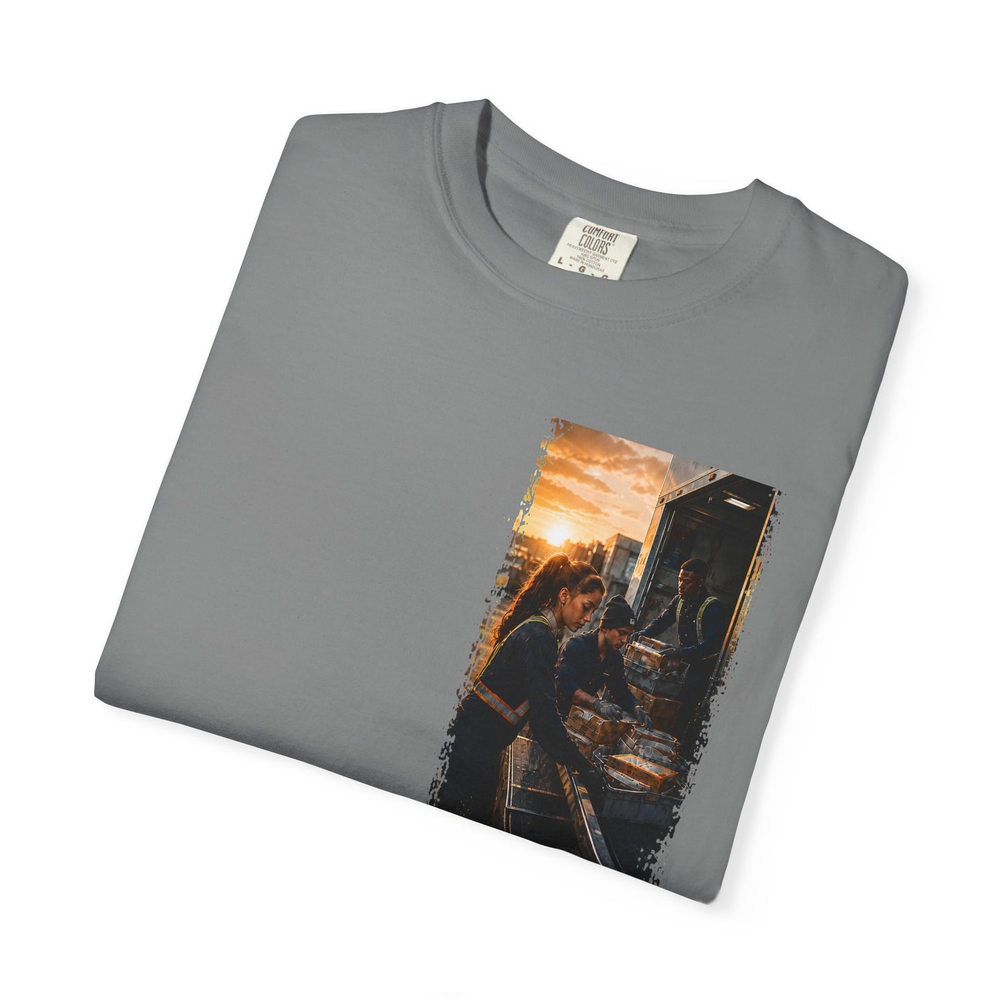 Postal Music — The Next Tour Garment-Dyed T-Shirt — Color Group 2 of 4