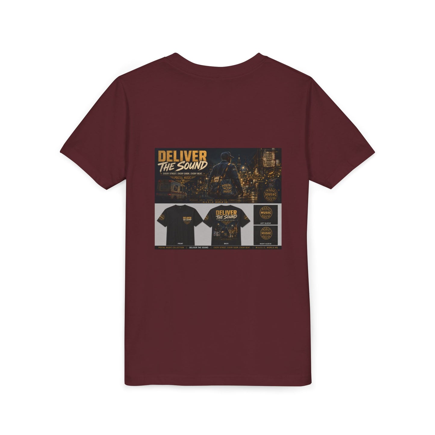 Postal Music — Deliver the Sound — Youth T-Shirt