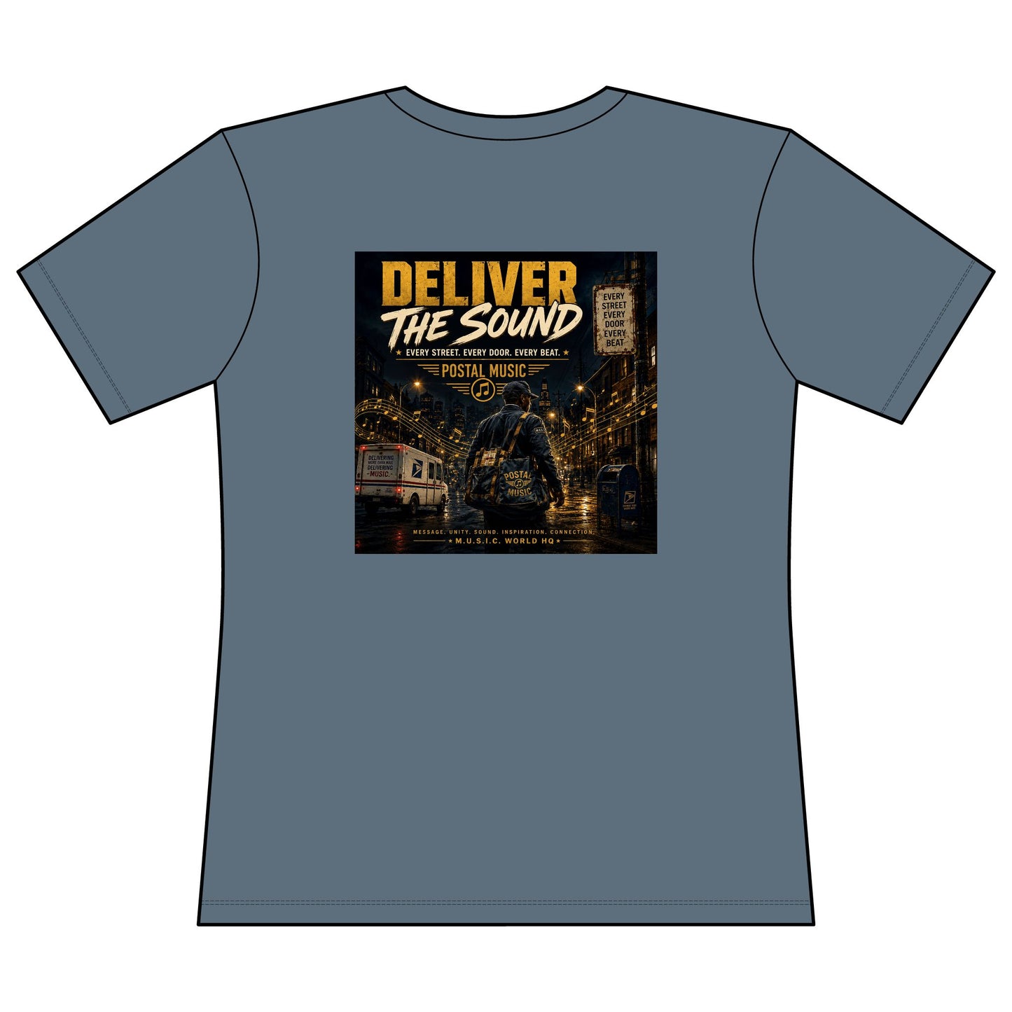 Postal Music — Deliver the Sound — Women's Relaxed T-Shirt
